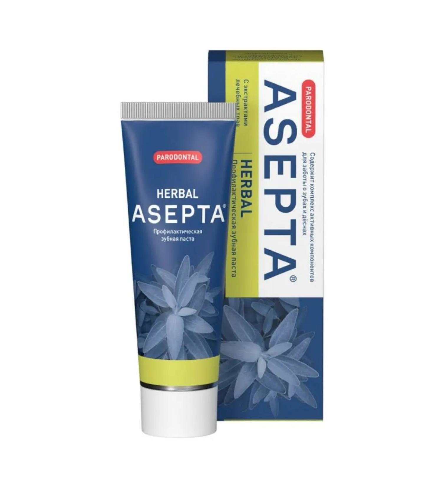 ASEPTA Medical herbs toothpaste 75 ml