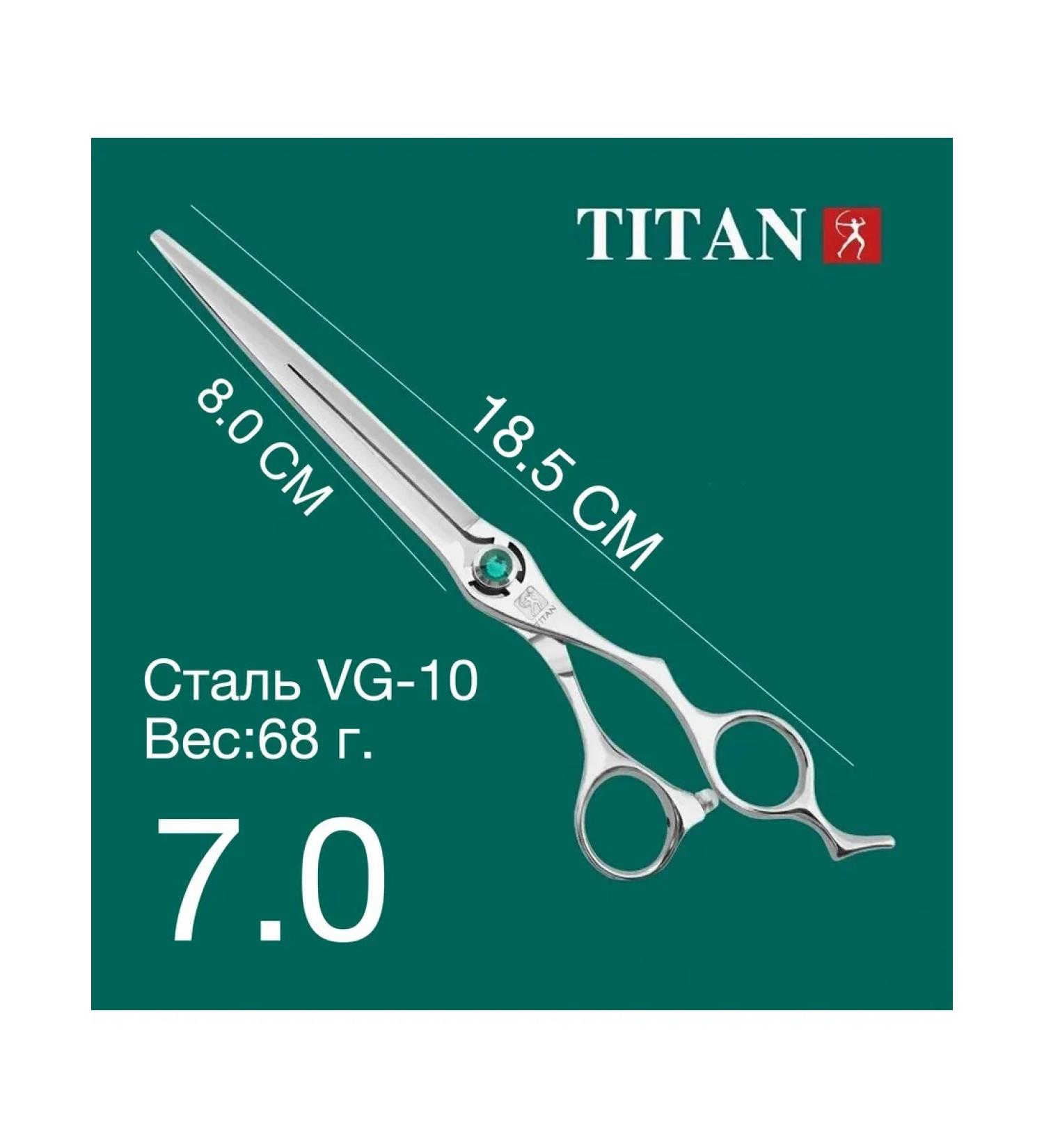 TITAN Hairdresser scissors 7.0 from Japanese steel VG-10 - Buy Online on GoSupps.com
