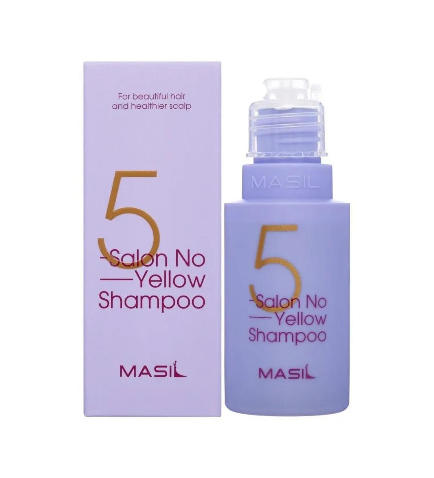 MASIL Shampoo "5 Salon No Yellow" tinting 50 ml