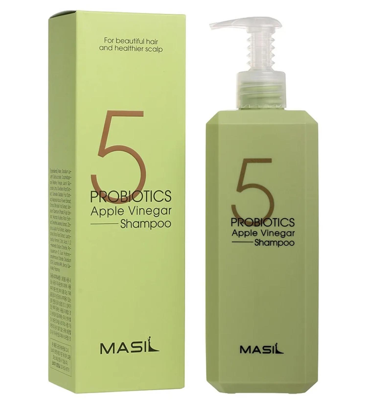 MASIL Shampoo "5 Probiotics" Apple Vinegar from dandruff 500 ml - Buy Online on GoSupps.com