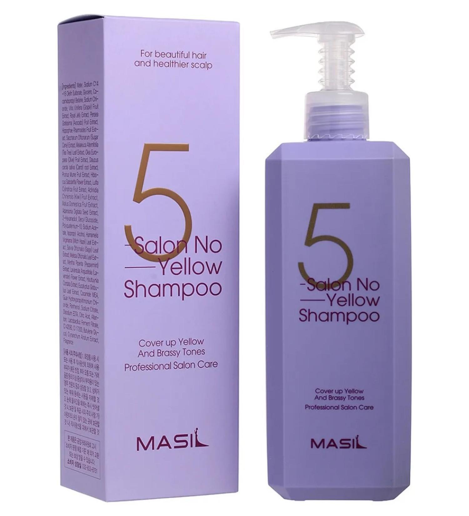 MASIL Shampoo "5 Salon No Yellow" Toning - Buy Online on GoSupps.com