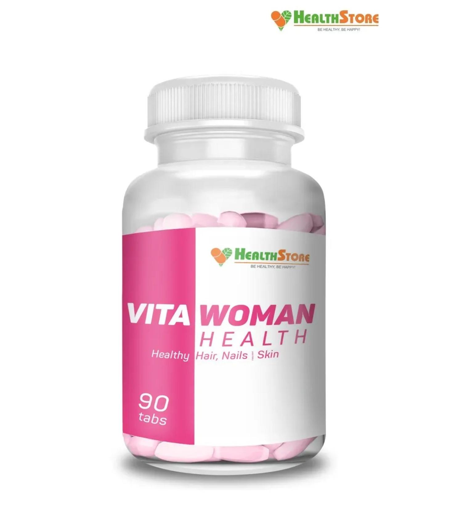HealthStore Vita Woman Active 90 tablets vitamins for women - Buy Online on GoSupps.com