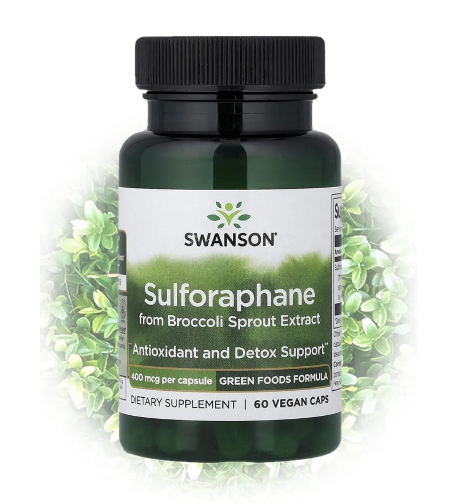 Swanson Sulforafan from Broccoli sprouts 400 mkg 60 capsules