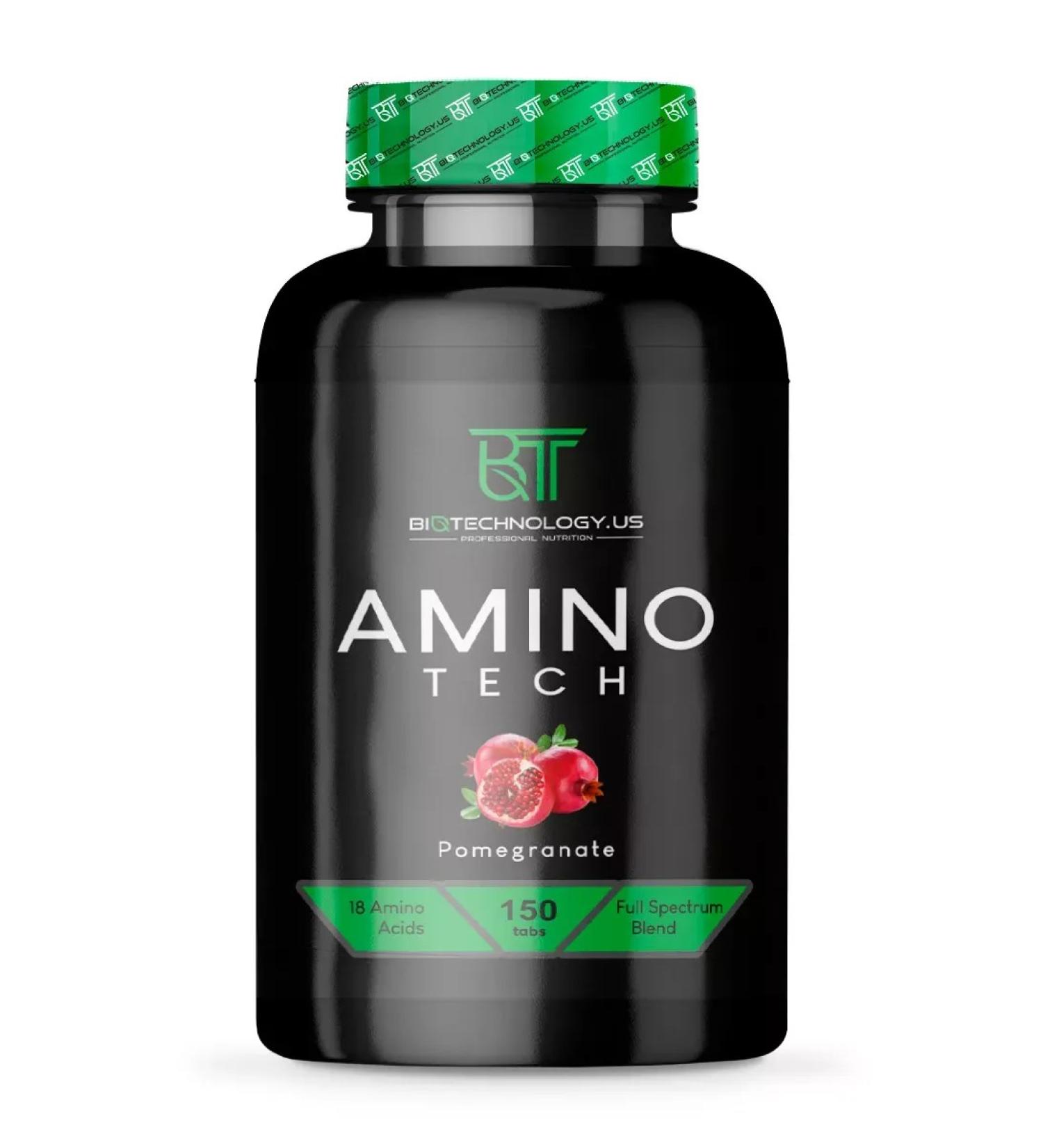 BiotechnologyUS Amino Tech 150Tab (grenade) amino acids in the tablet complex - Buy Online on GoSupps.com
