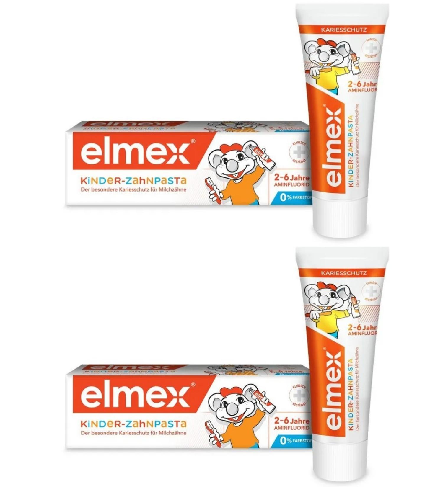 Elmex Toothpaste Children's protection against caries 50 ml 2UP - Buy Online on GoSupps.com