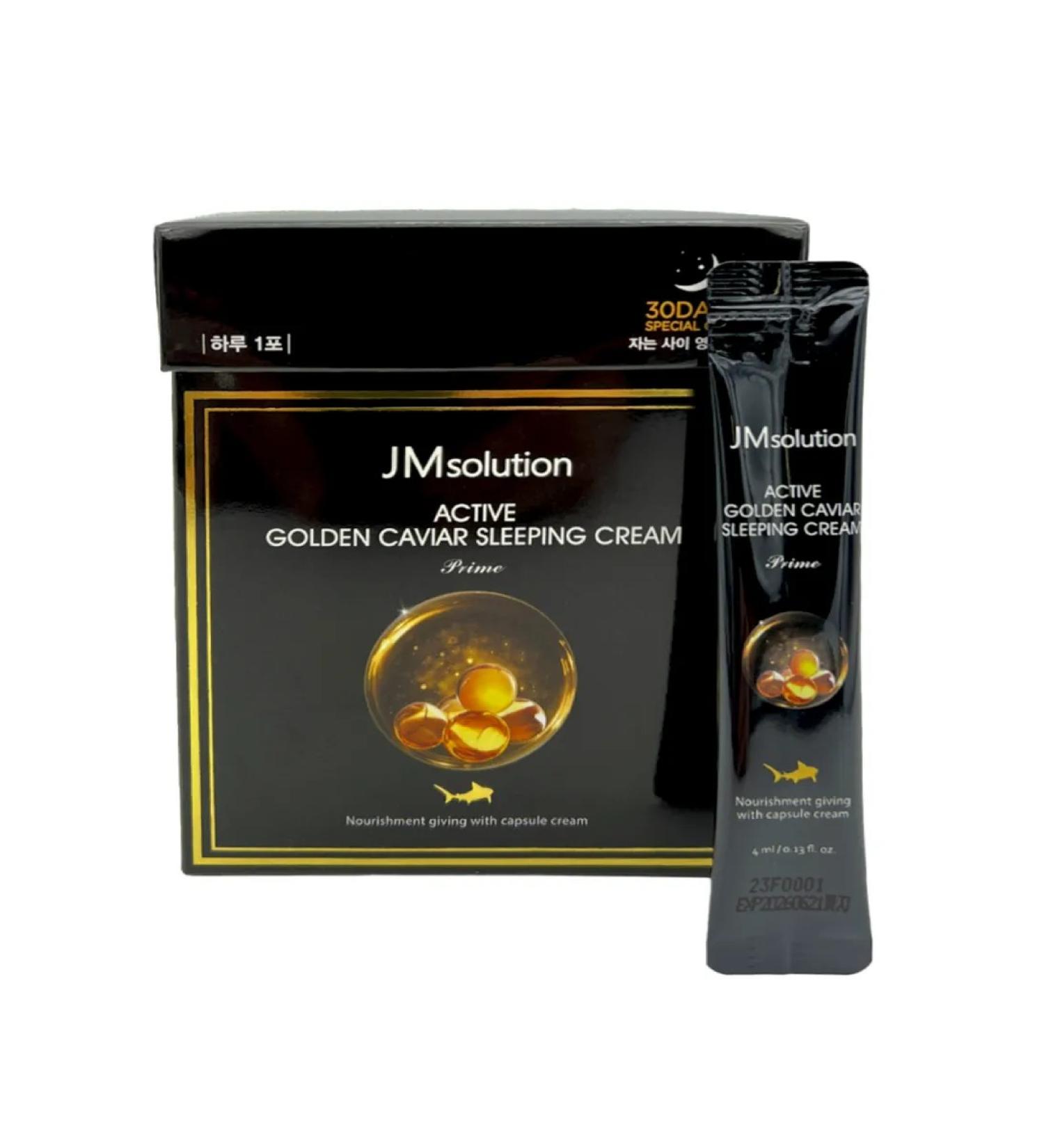 JMSolution Night cream with gold and caviar 30 pcs 4 ml - Buy Online on GoSupps.com