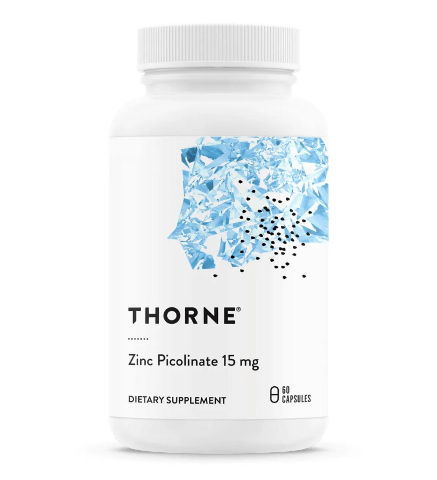 Thorne Research Picoline zinc 15 mg 60 capsules - Buy Online on GoSupps.com