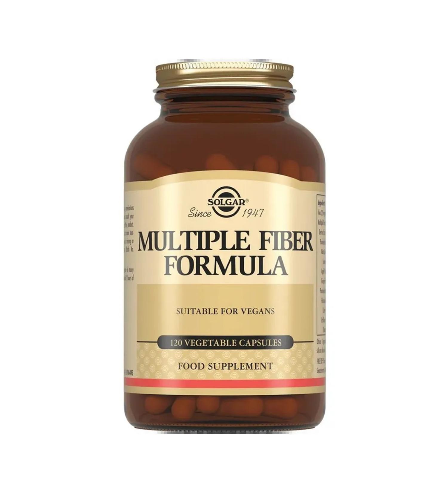 SOLGAR Multi formula of dietary fiber 120 pcs - Buy Online on GoSupps.com