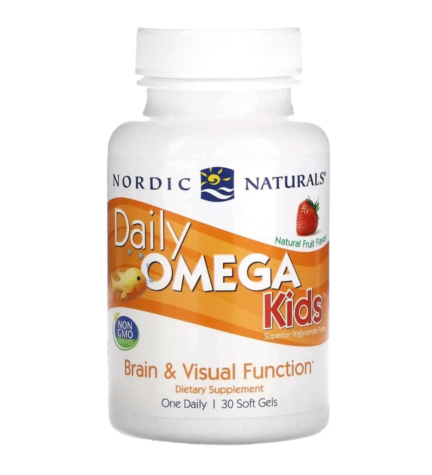 Nordic Naturals Daily Omega Kids with a fruit taste 30 capsules - Buy Online on GoSupps.com