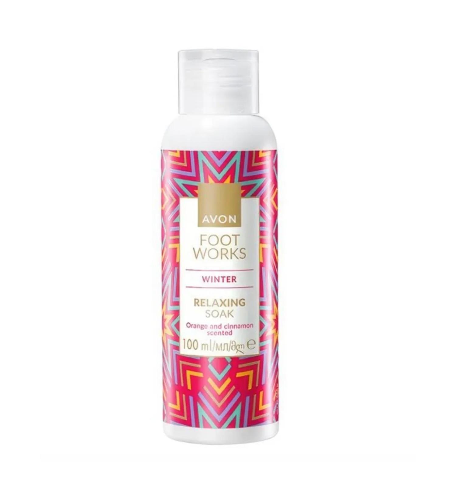 AVON Relaxing agent for foot baths Orange and cinnamon