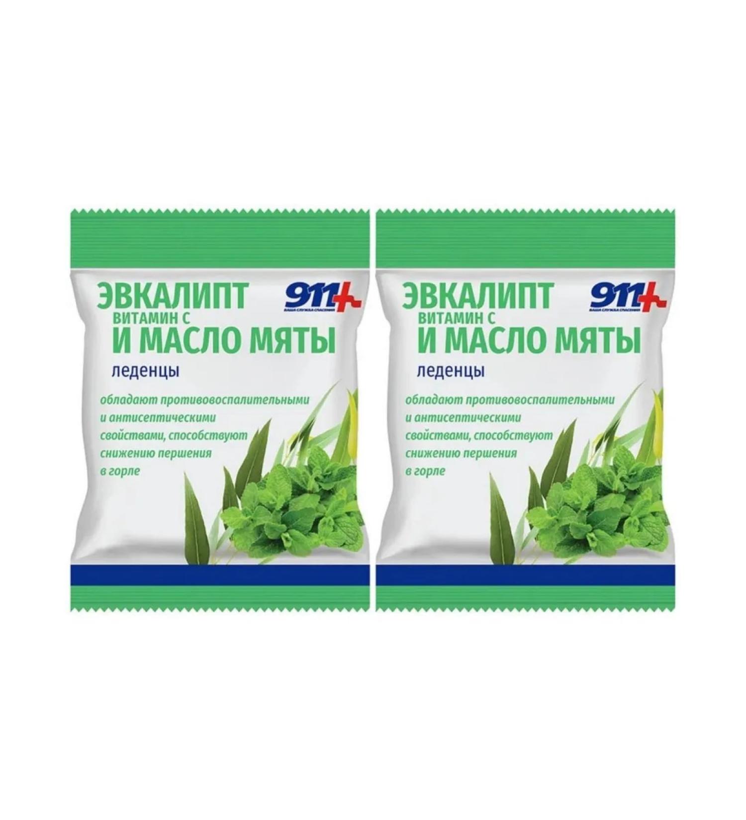 911 candy eucalyptus oil mint vitamin C 50 g 2UP - Buy Online on GoSupps.com
