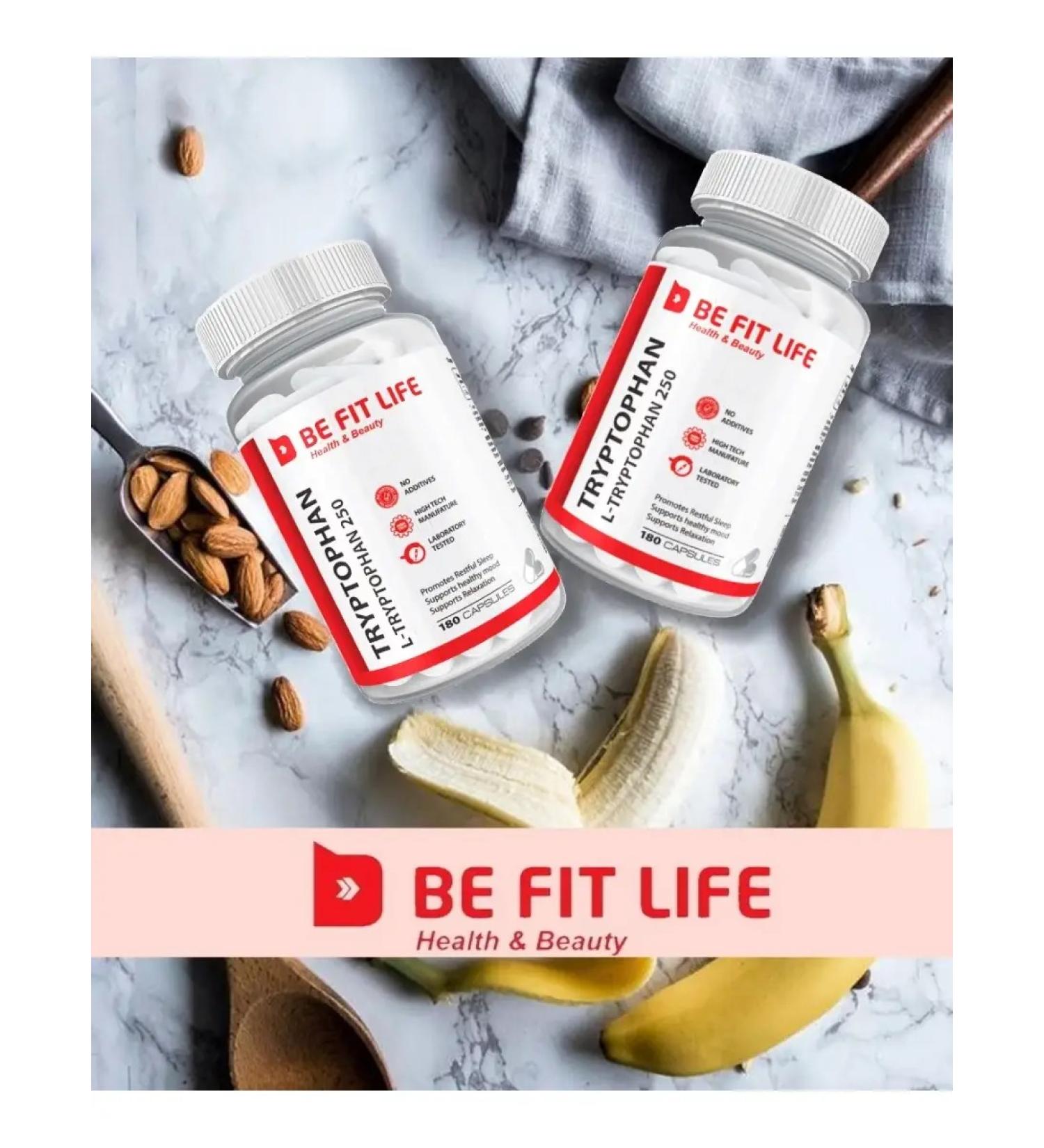 BEFITLIFE Tryptophan antidepressant good sleep 180 capsules - Buy Online on GoSupps.com