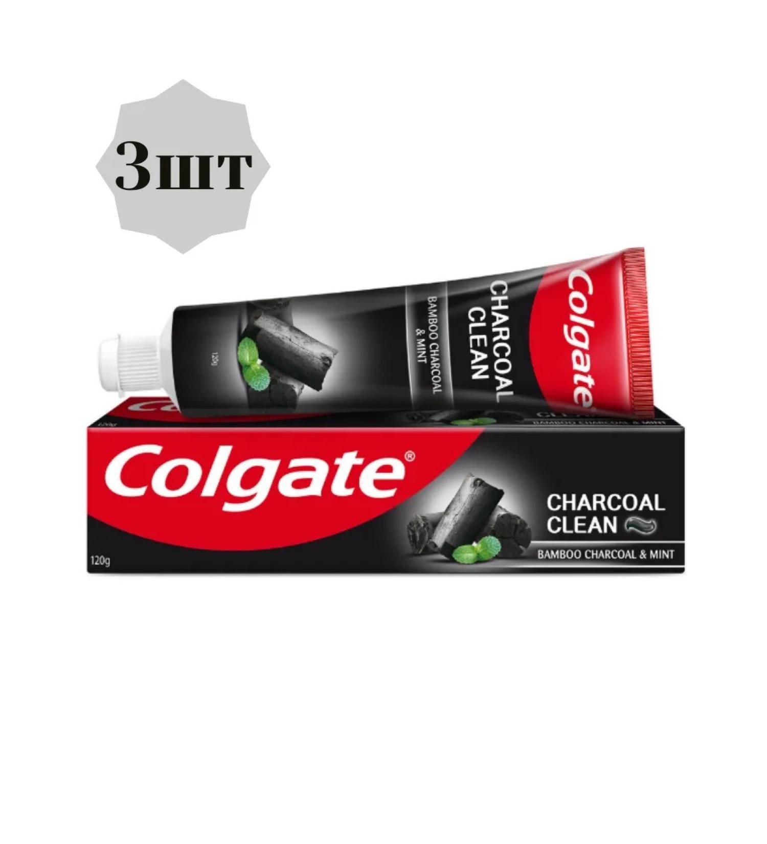 COLGATE Bamboo coal toothpaste 120 g 3pcs