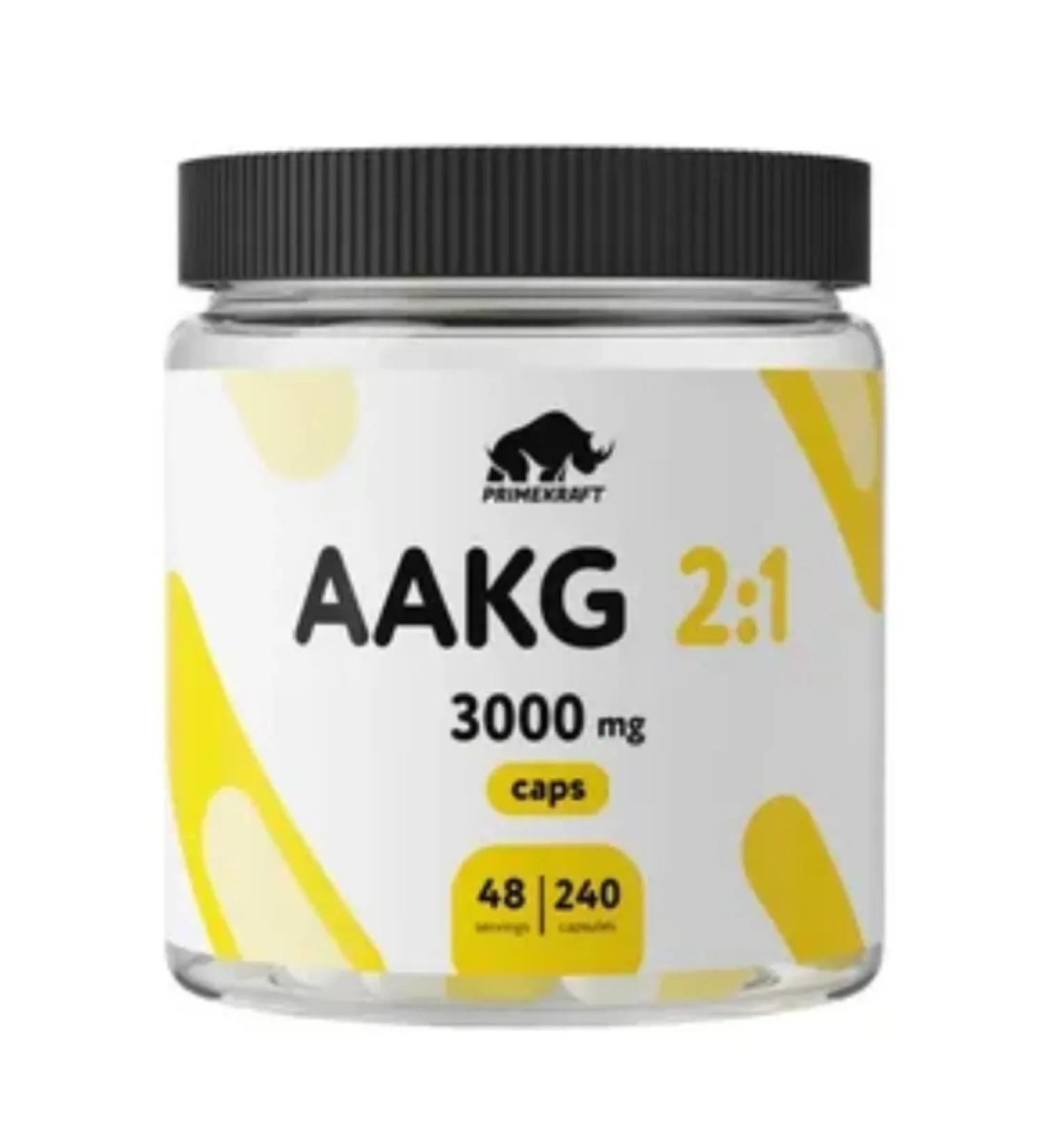 Arginine Primeekraft Aakg 2 1 240 Caps - Buy Online on GoSupps.com