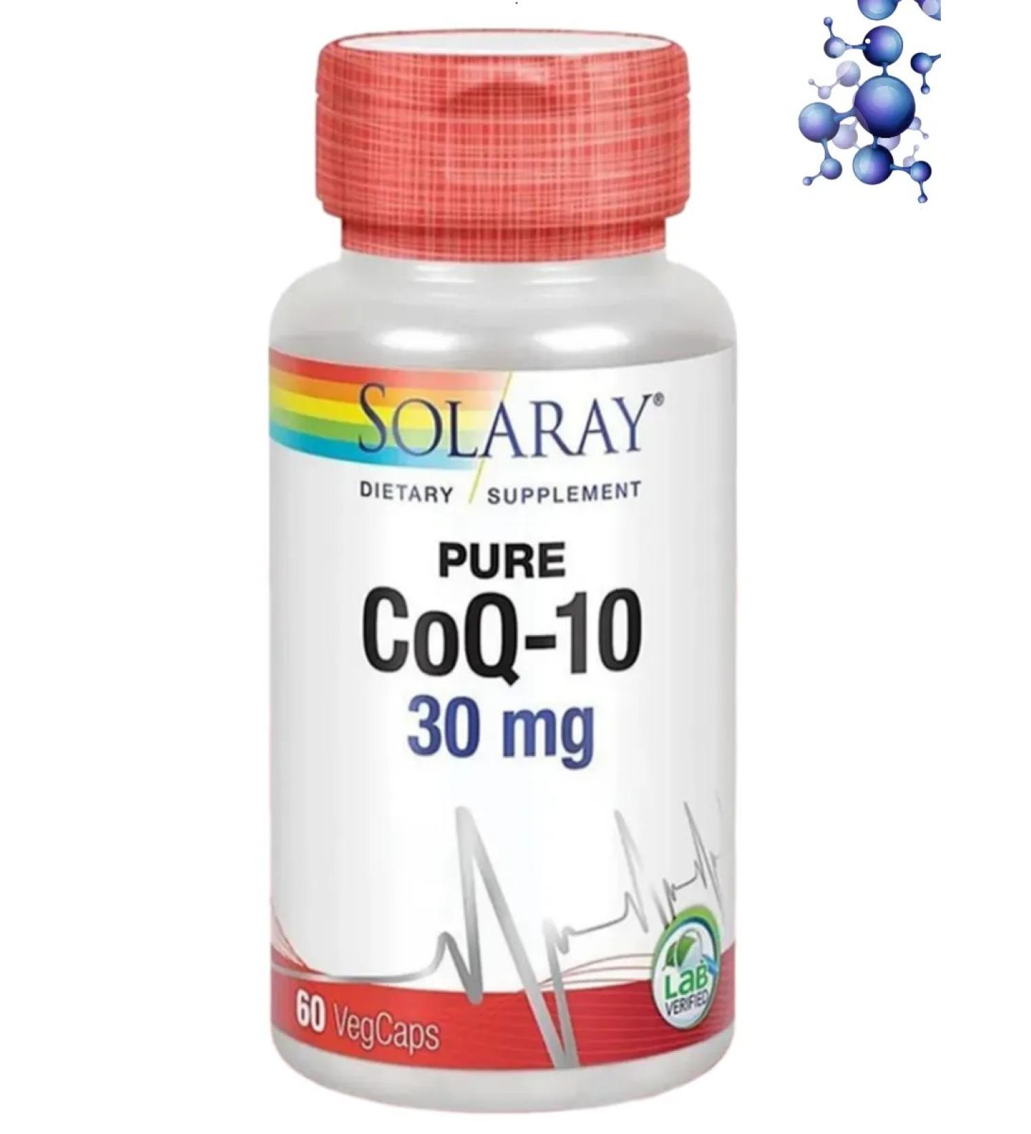 Solaray Coenzyme Q10 Capsules - Buy Online on GoSupps.com