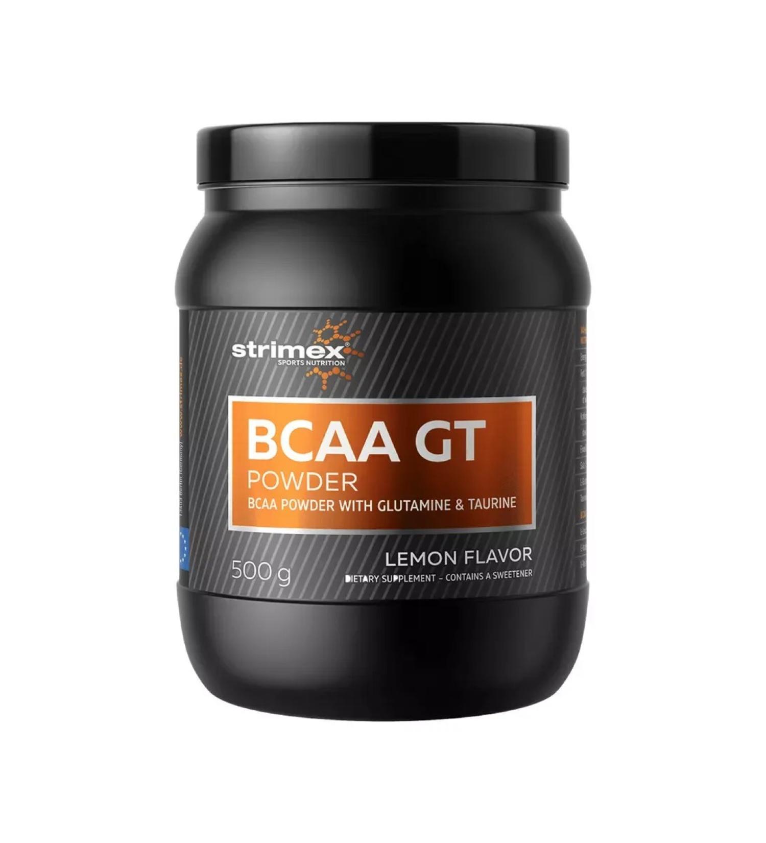 Strimex Amino acids BCAA GT Powder Lemon - Buy Online on GoSupps.com