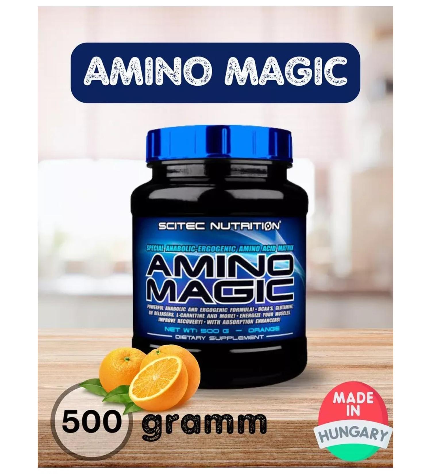 Scitec Nutrition Amino. Amihi acid complex. Amino Magic 500 gr - Buy Online on GoSupps.com