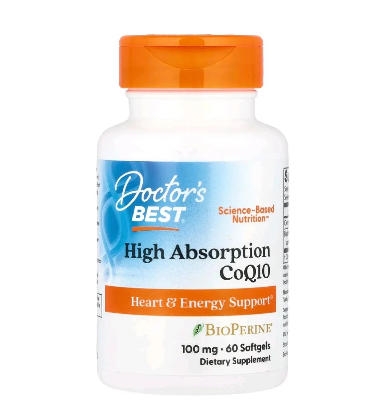 Doctor's Best Easily digestible coenzyme Q10 100 mg 60 0Capsul