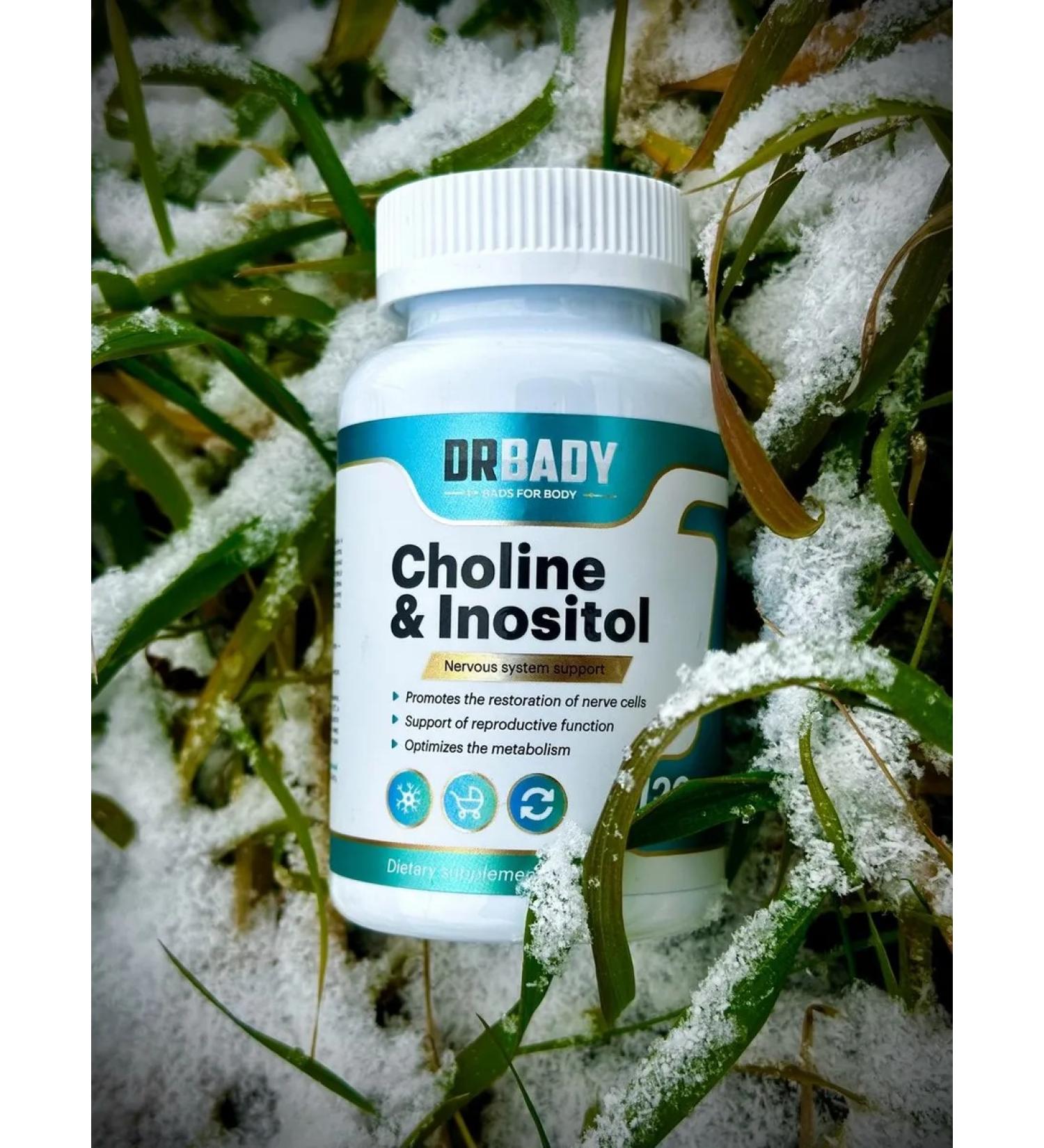 DRBADY Choline & Inositol choline and inositol 120 capsules 830 mg