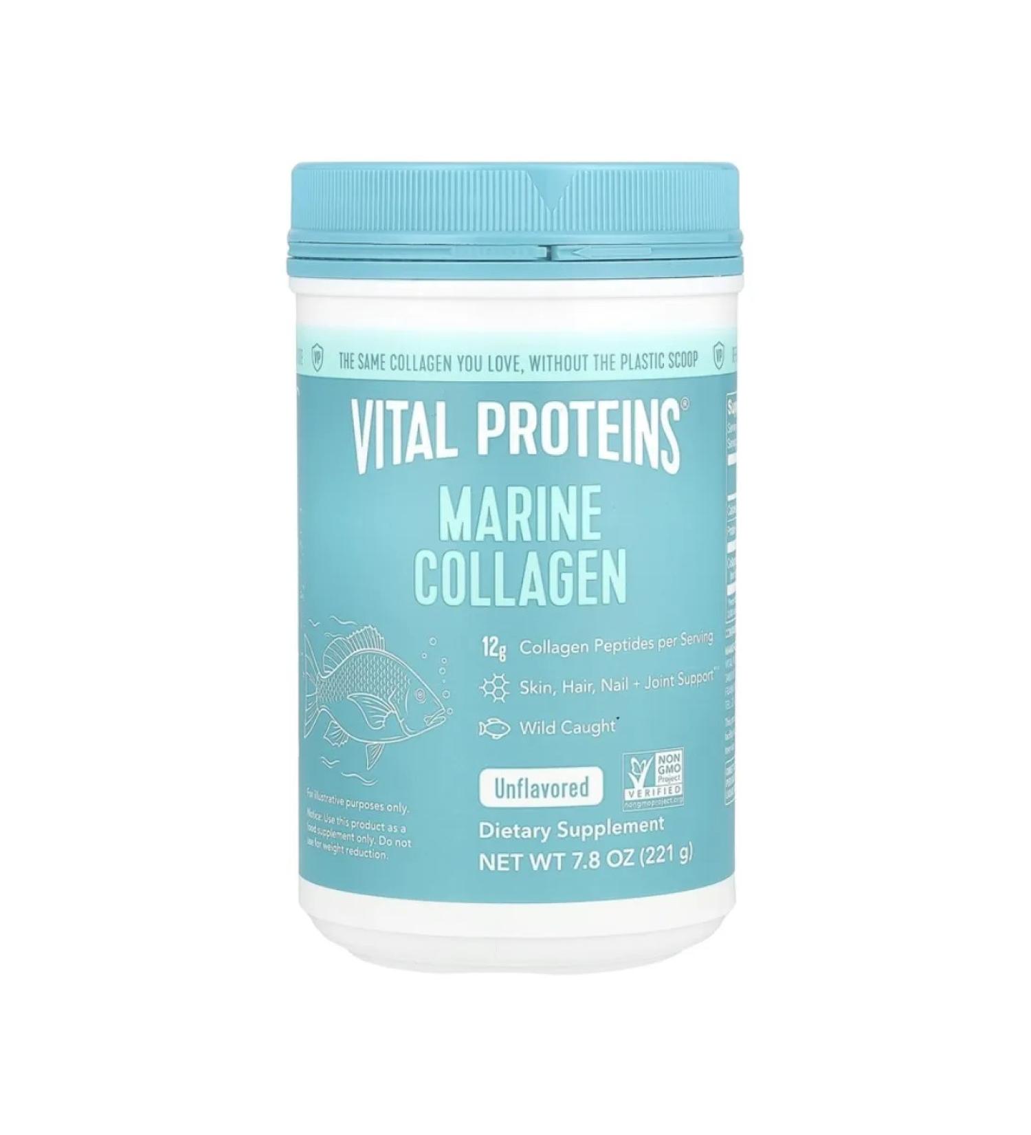 Vital Proteins Sea collagen made of fish without additives 221 g (7.8 ounces)