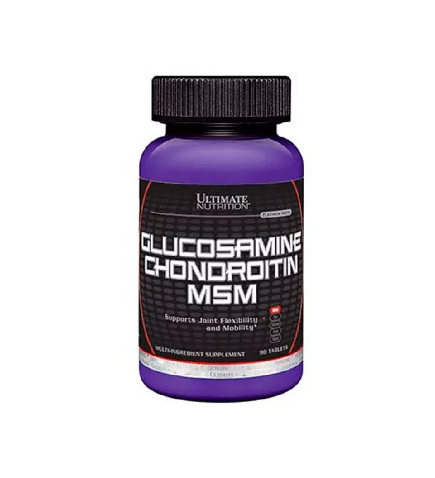 Ultimate Nutrition Address for joints and ligaments Glucosamine Chondroitin MSM - Buy Online on GoSupps.com