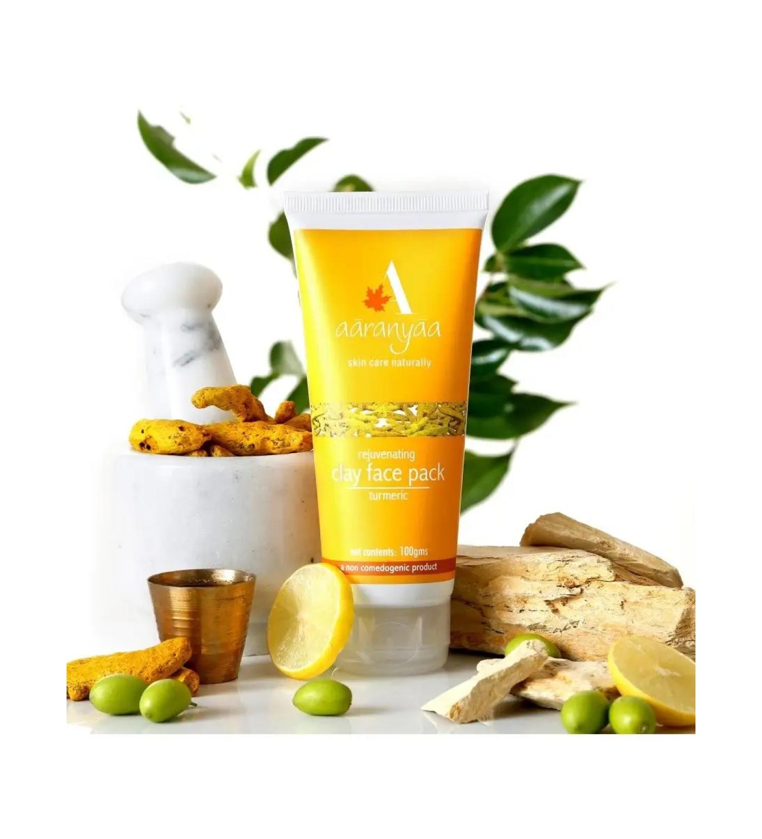 Aaranyaa Kurkuma face mask 100 g - Buy Online on GoSupps.com