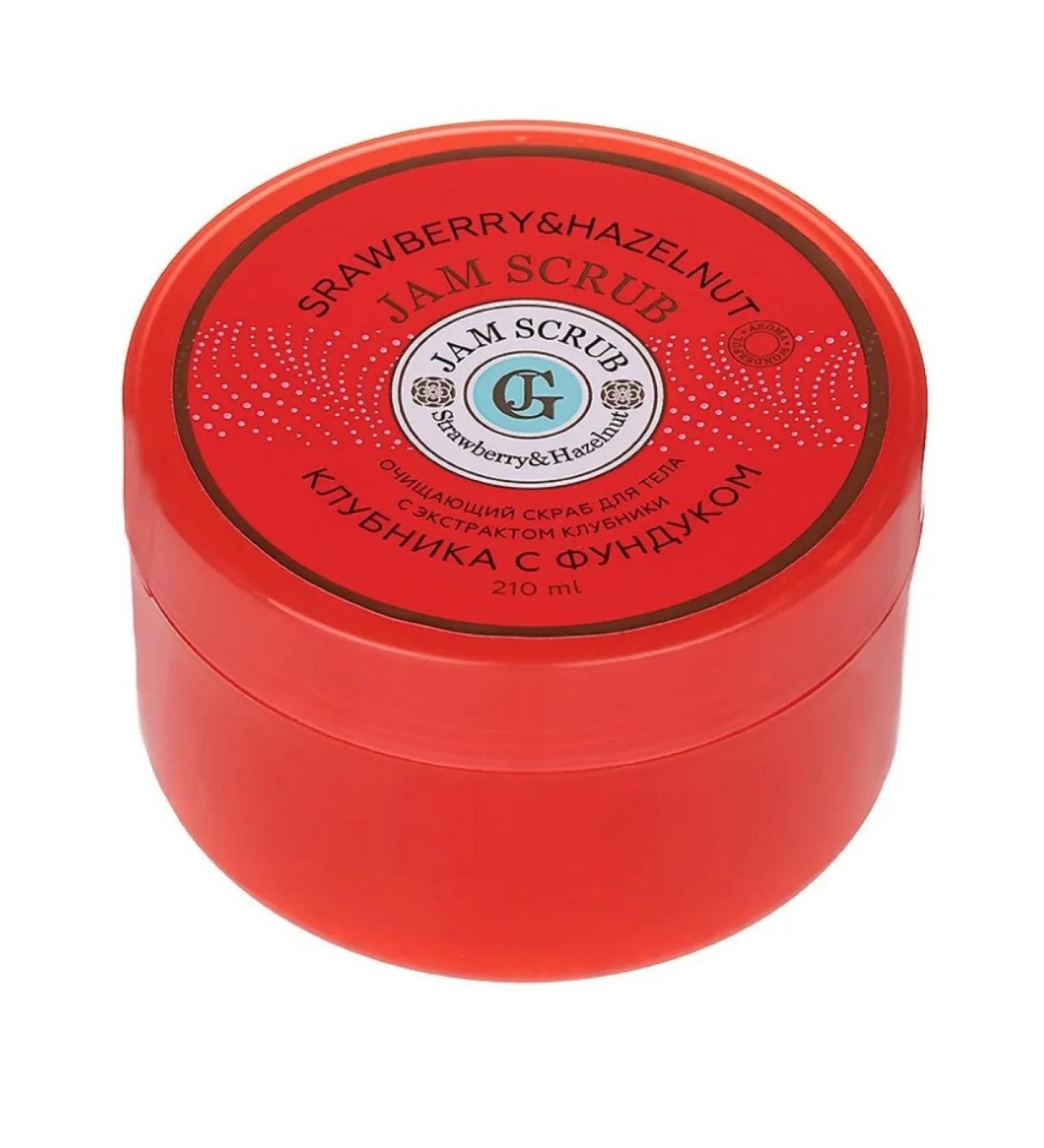 LOREN COSMETIC Jam-scrub for shower strawberries with jam scube hazelnut - Buy Online on GoSupps.com