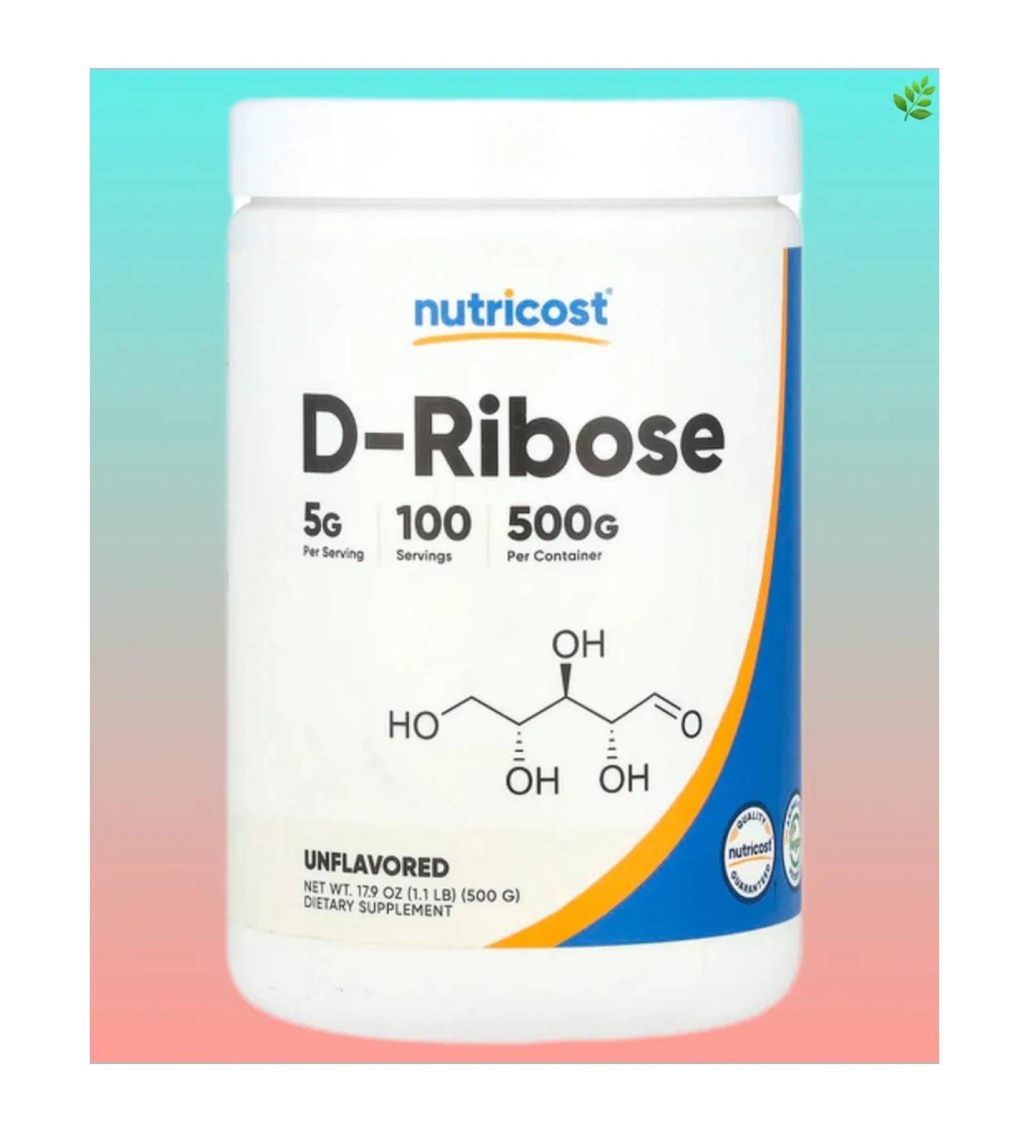 Nutricost D Ribose without additives 500 g