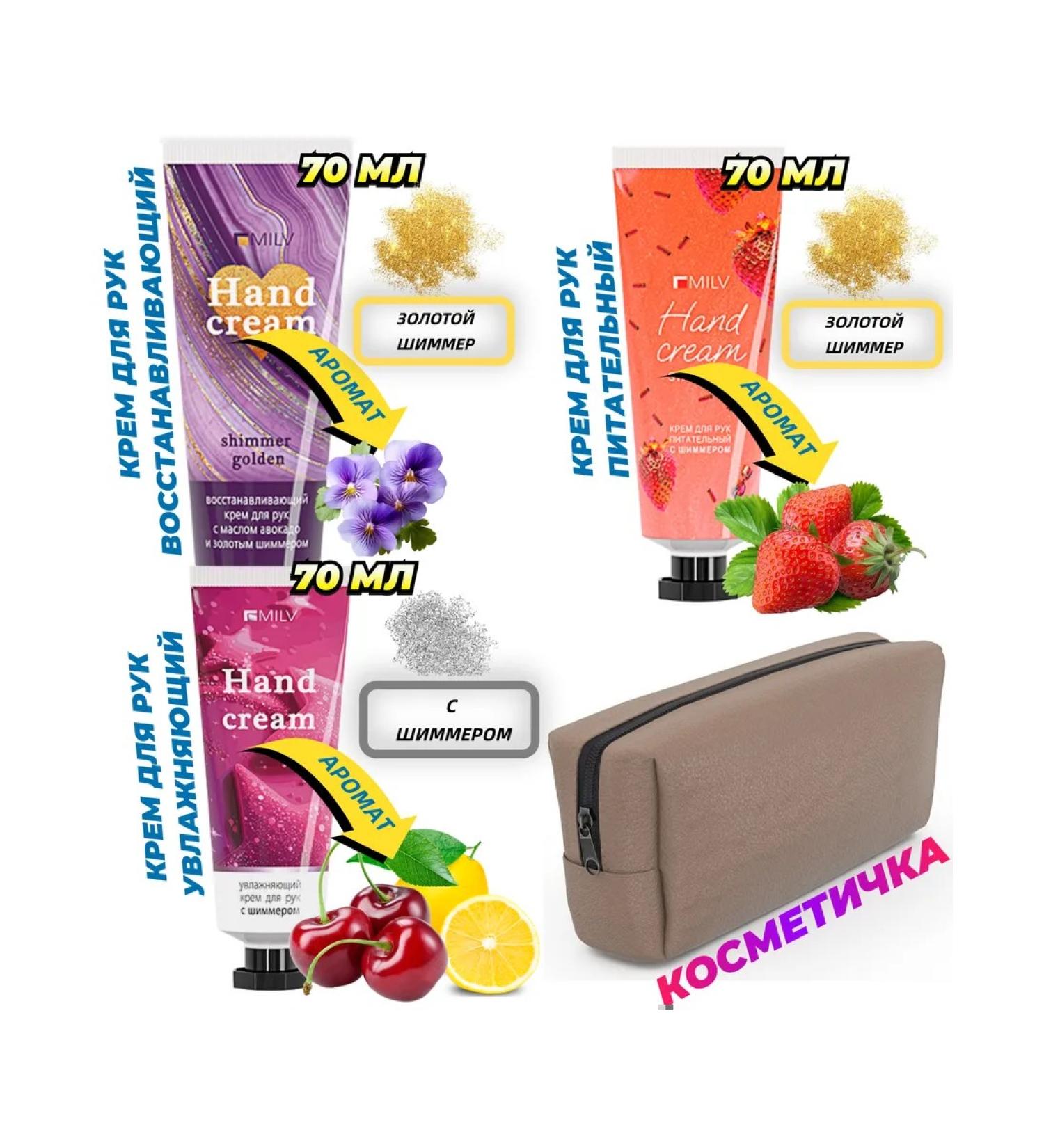 MILV Moisturizing hand cream with shimmer - Buy Online on GoSupps.com