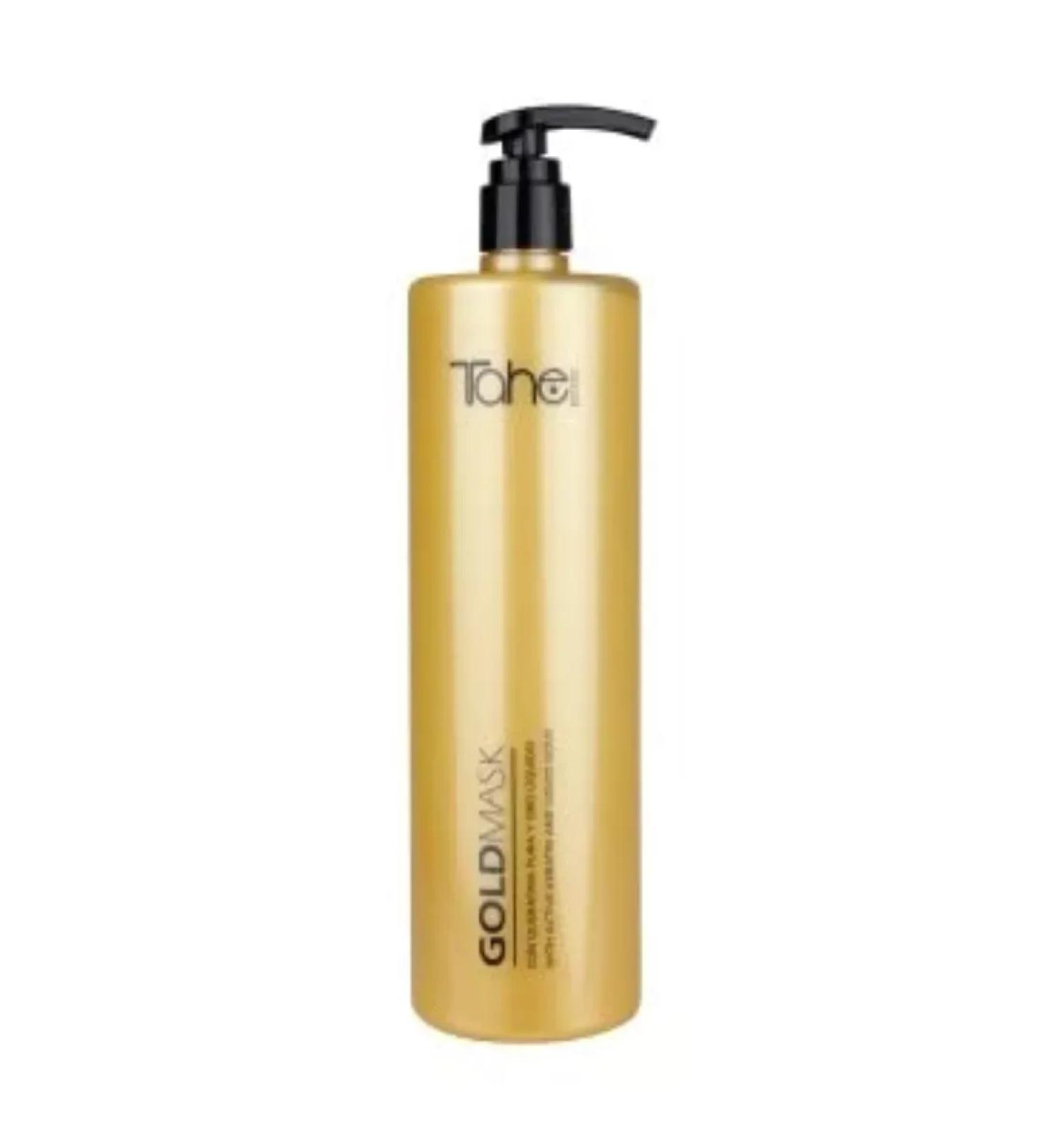 Tahe Keratin Gold 1000 ml damaged hair mask - Buy Online on GoSupps.com