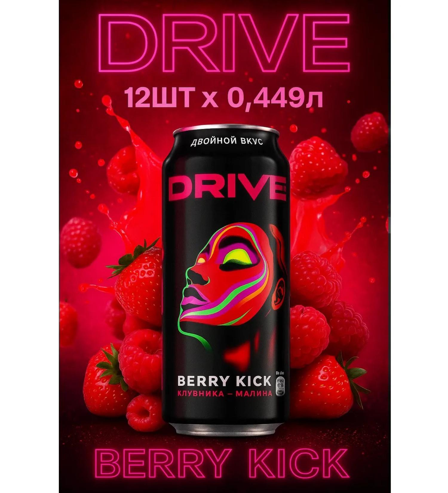 Driveme Energetic Drive Me berry 12pc x 0.449 l