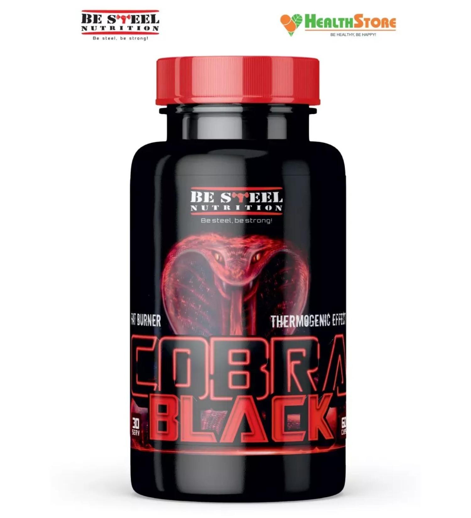 Be Steel Nutrition Black Black Black Black Black Black Black Black 60 Caps - Buy Online on GoSupps.com