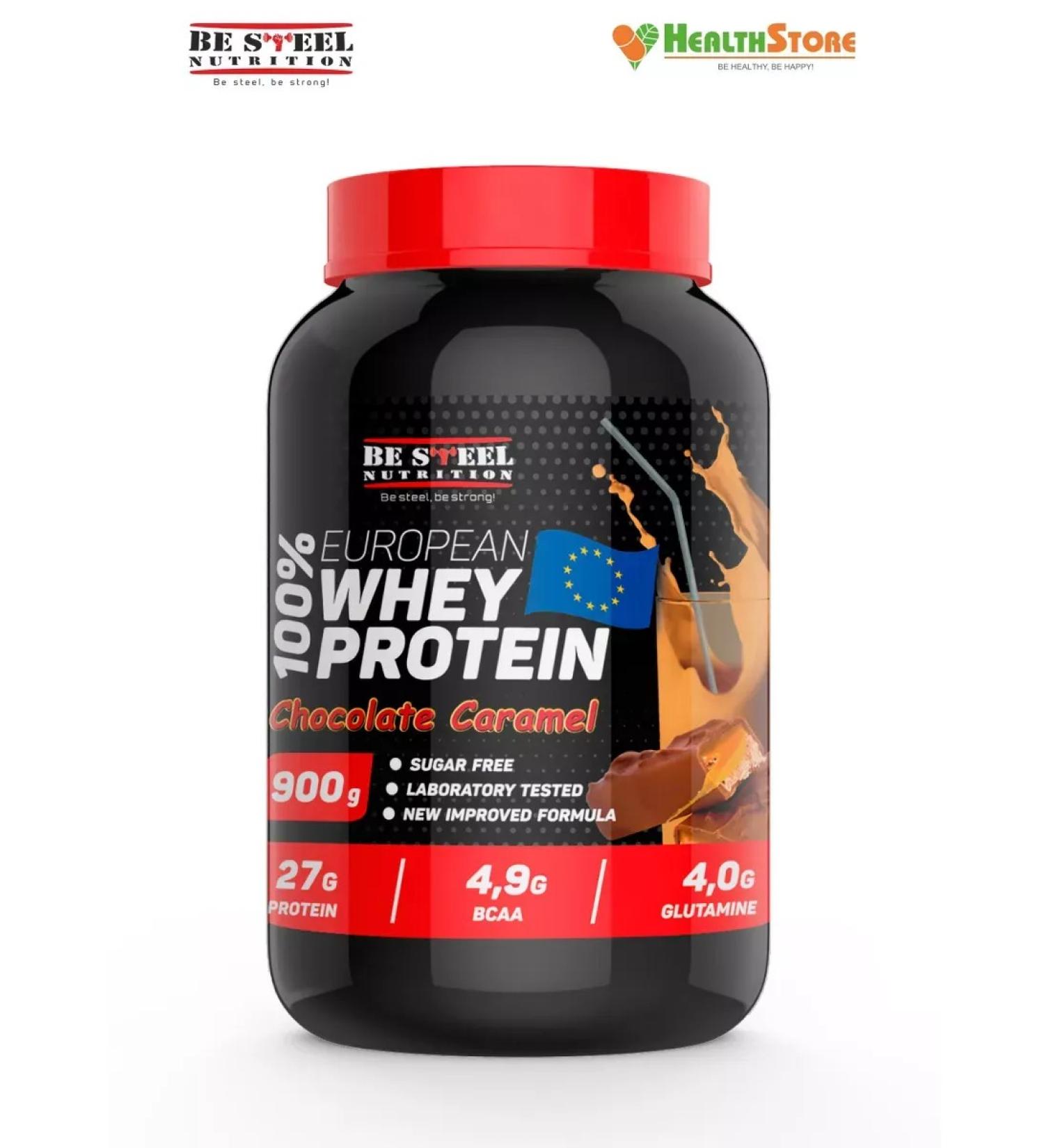 Be Steel Nutrition Whey -coil protein 0.9 kg chocolate caramel protein Mars - Buy Online on GoSupps.com