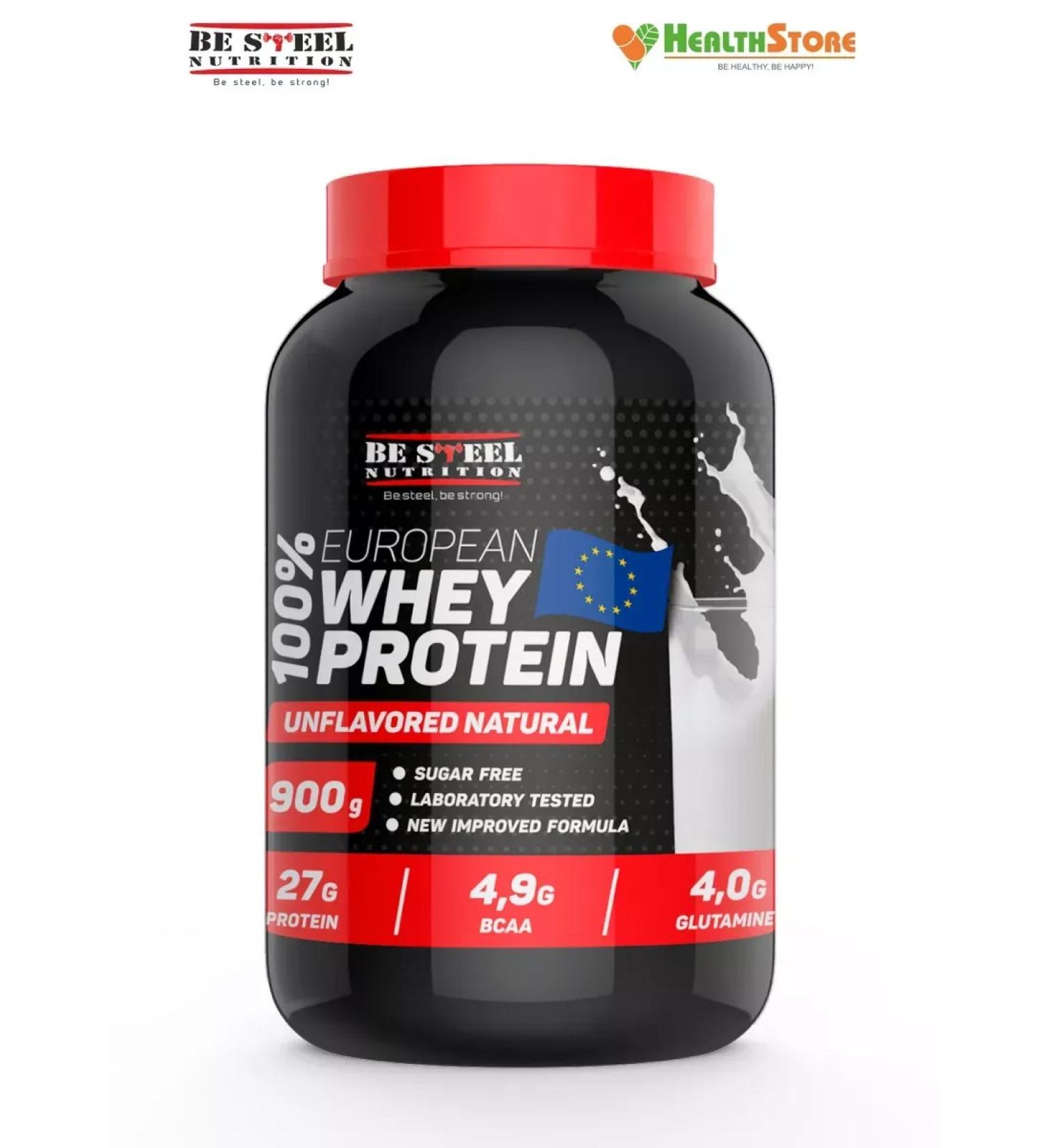Be Steel Nutrition Protein Wheyth 0.9 kg without taste (natural) - Buy Online on GoSupps.com