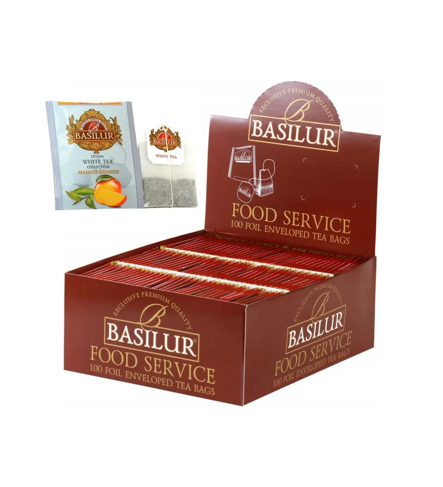 Basilur Tea white mango orange 100 pack