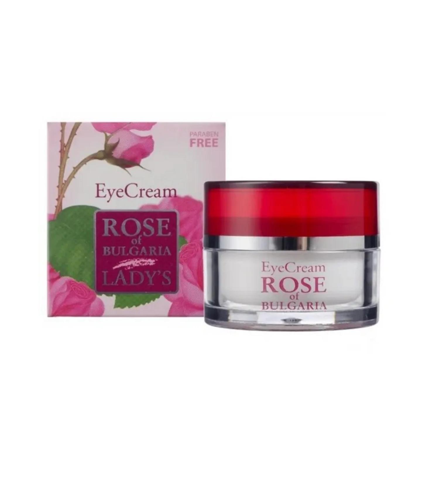 Rose of Bulgaria Eye cream around the eyes moisturizer 25 ml 1UP - Buy Online on GoSupps.com