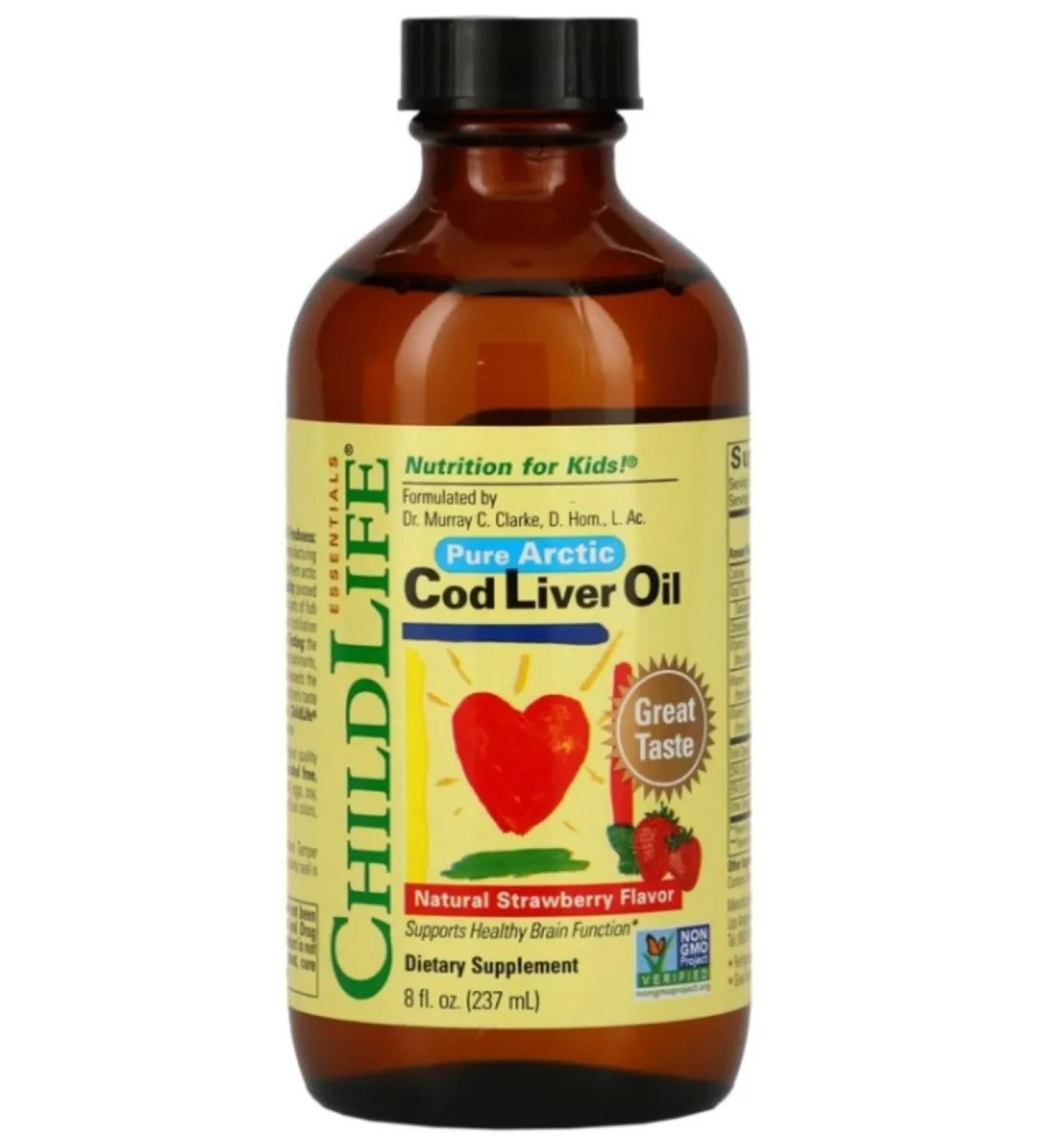 ChildLife Arctic cod liver fat 237 ml (strawberries)