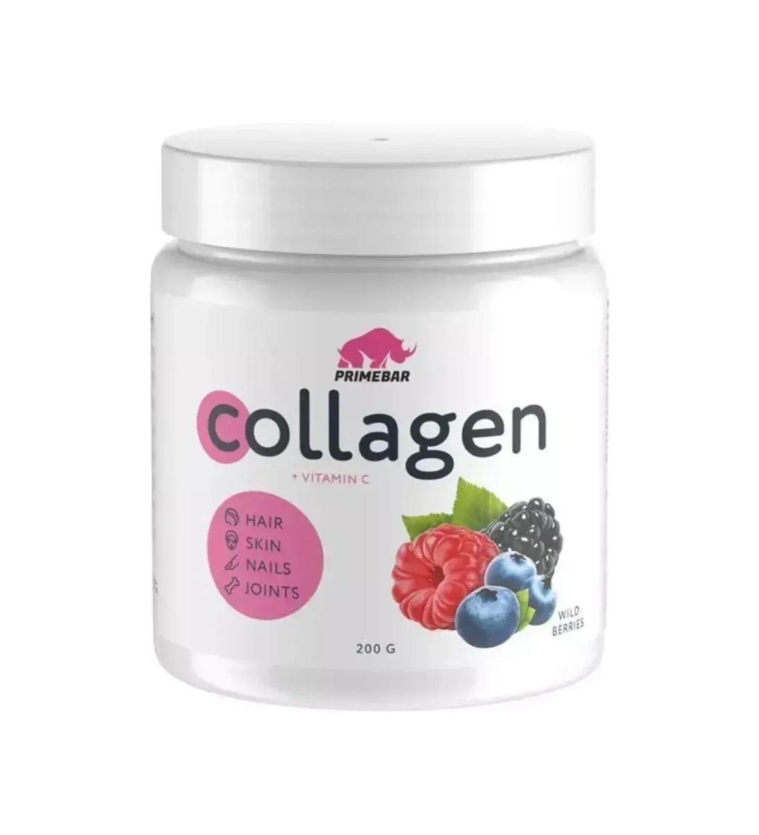 Primebar Taste collagen - Forest berries 200 grams of dietary supplement for food - Buy Online on GoSupps.com