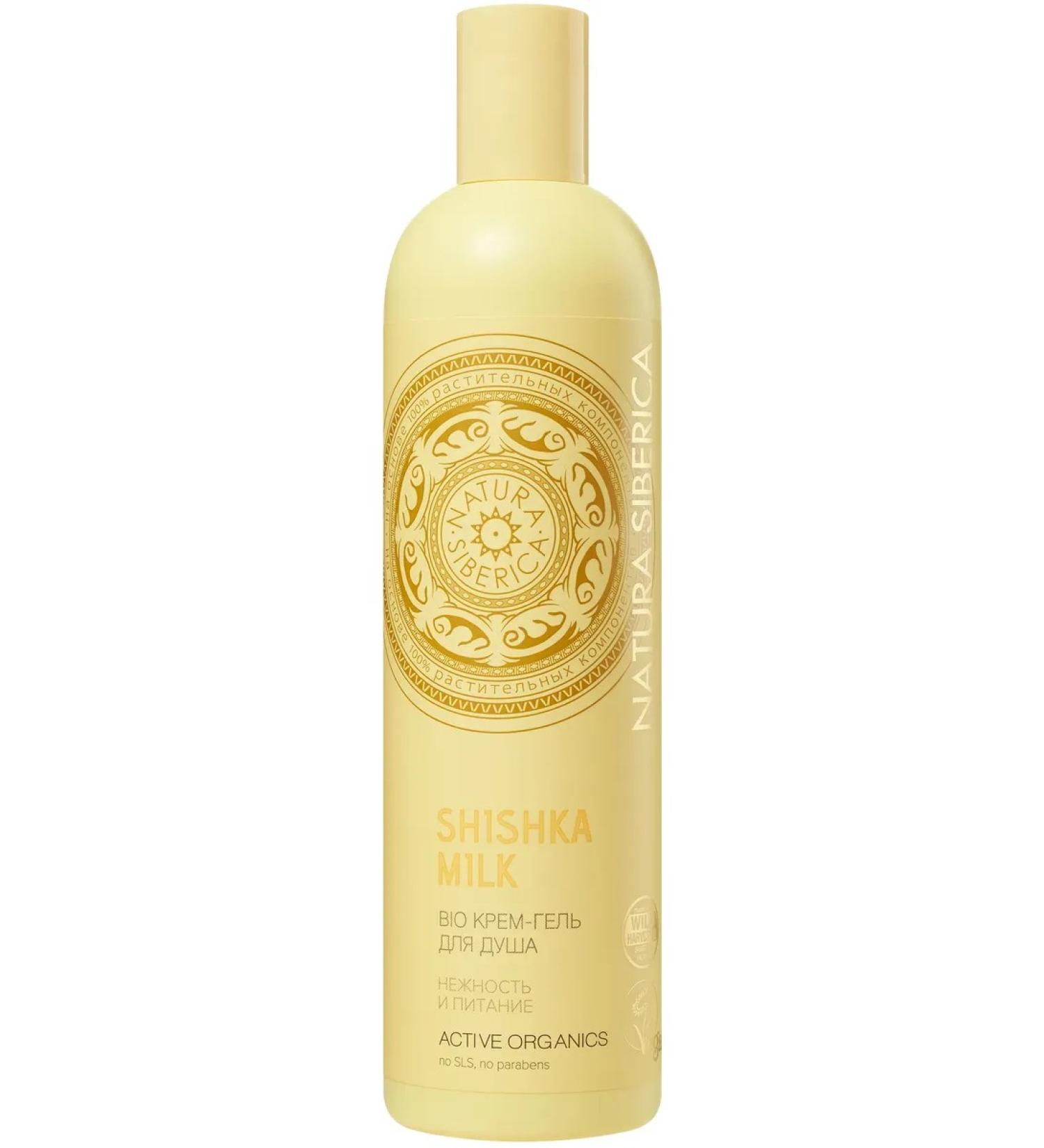 Natura Siberica Schishka Milk cream gel tenderness and shower power 400 ml - Buy Online on GoSupps.com