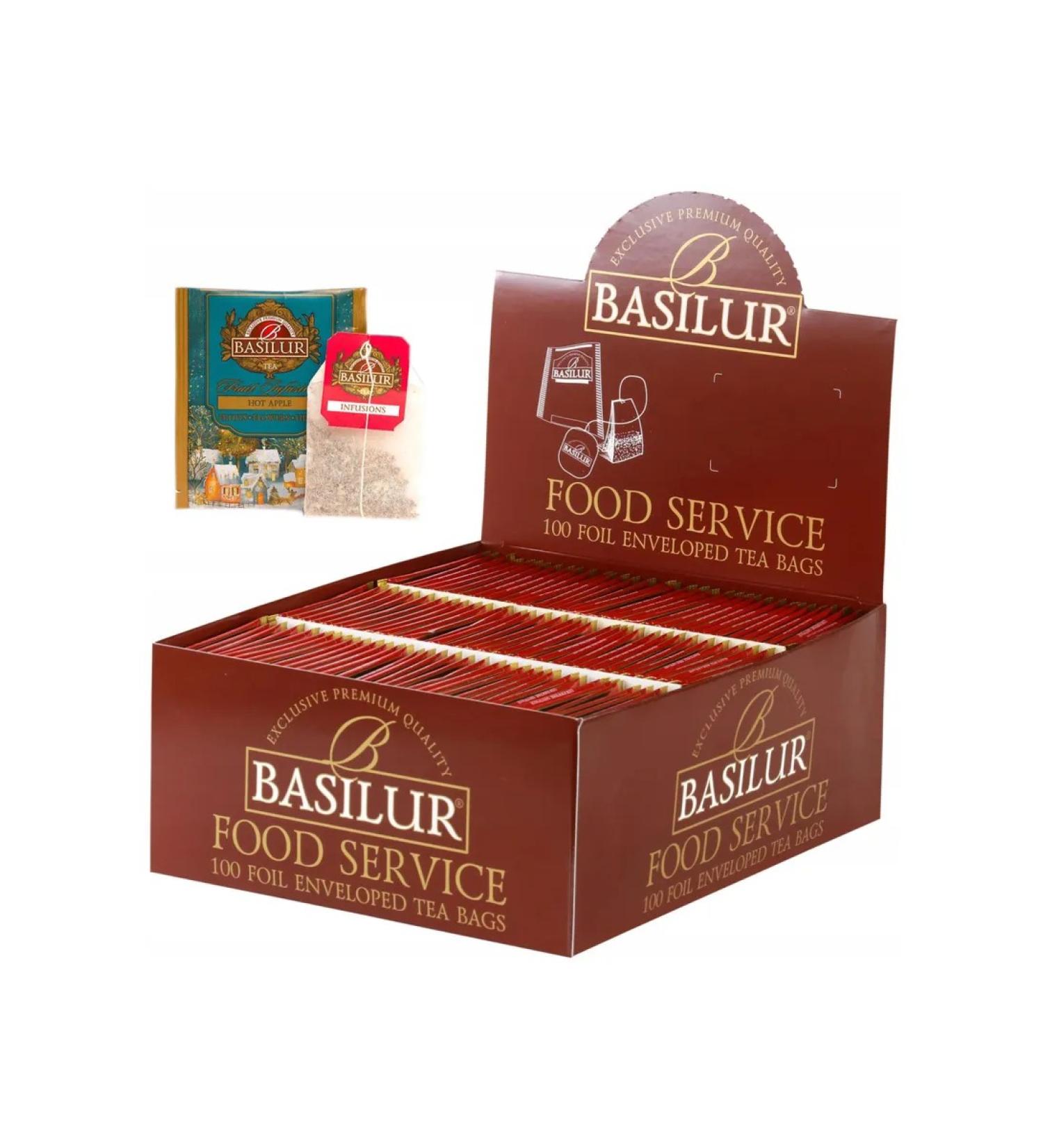 Tea drink basilur hot apple 100 pack