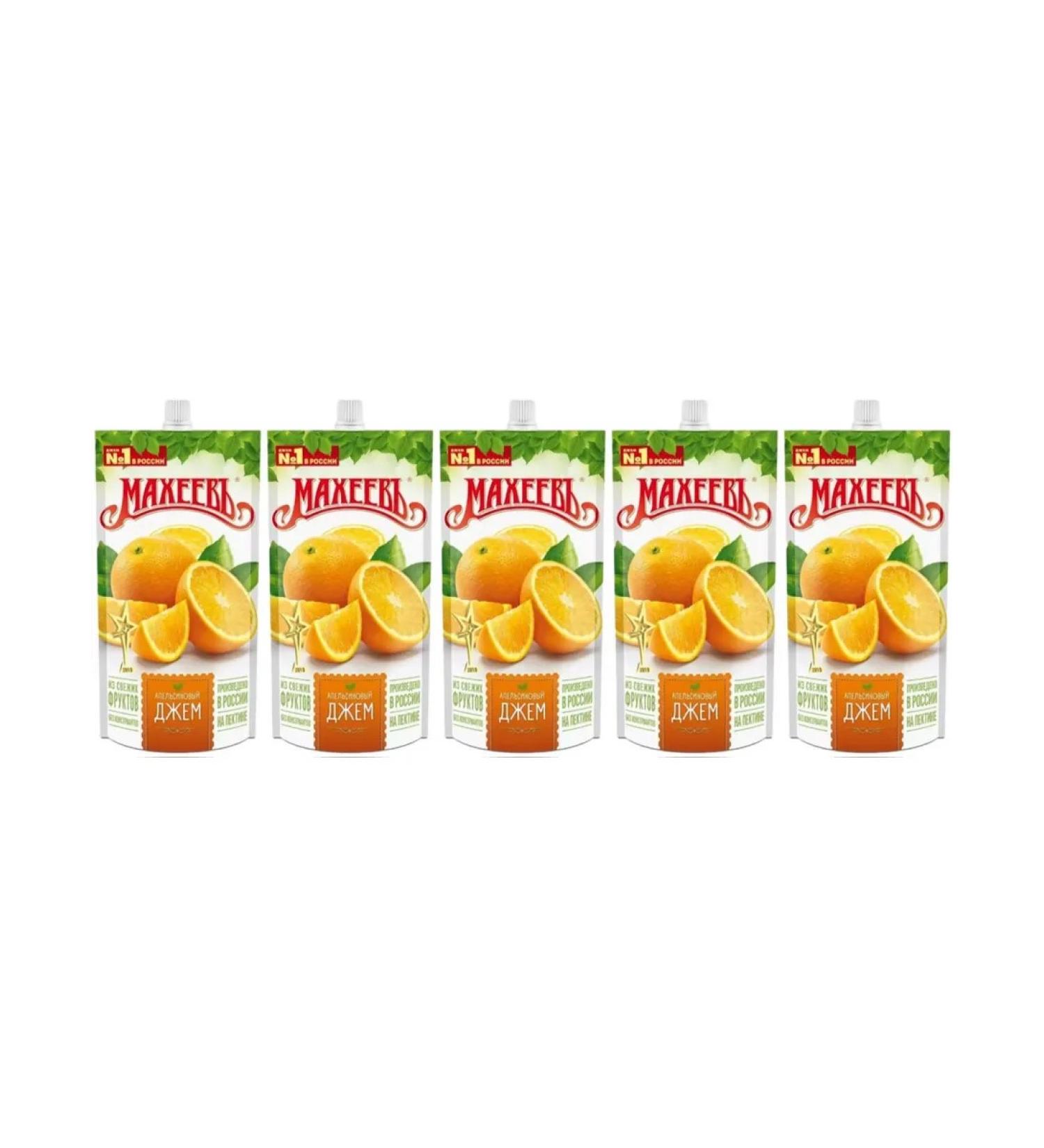 Maheev Jam orange doe-pack 5 pieces of 300 g