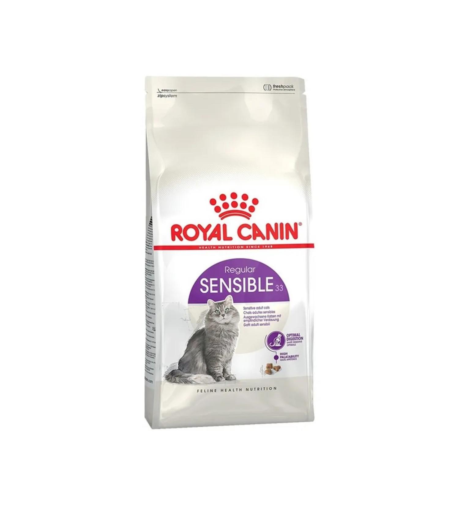 ROYAL CANIN Dry food RC Sensible for cats with sensitive gastrointestinal tract 2kg - Buy Online on GoSupps.com