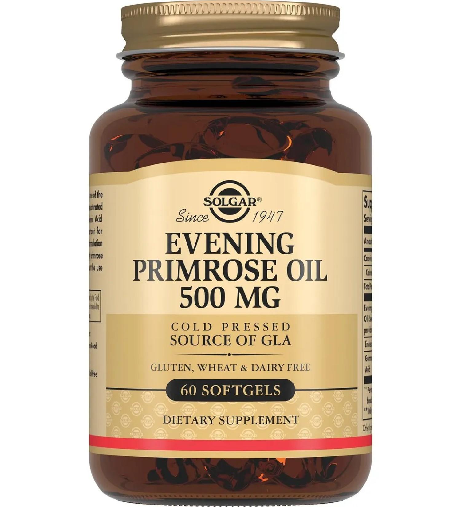 SOLGAR Vespers of the Evening 500 mg 60 pcs - Buy Online on GoSupps.com