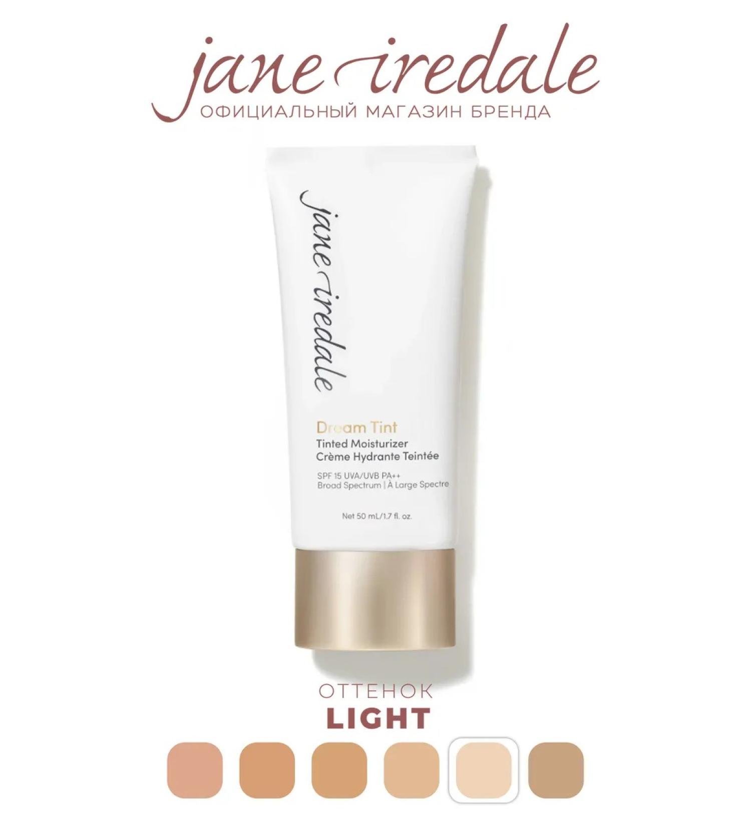 Jane Iredale Moisturizing tonal cream Light color - Buy Online on GoSupps.com