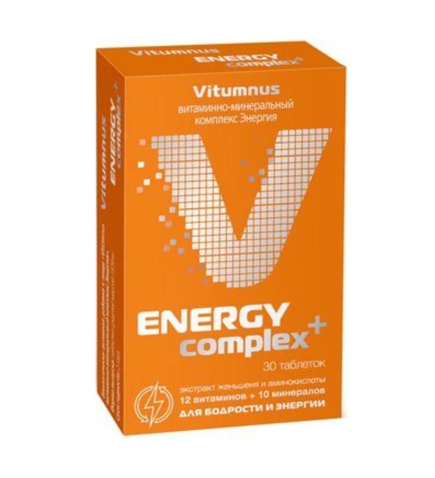 Vitumnus Vitamin-mineral complex Energy Tab 30 pcs 1UP - Buy Online on GoSupps.com