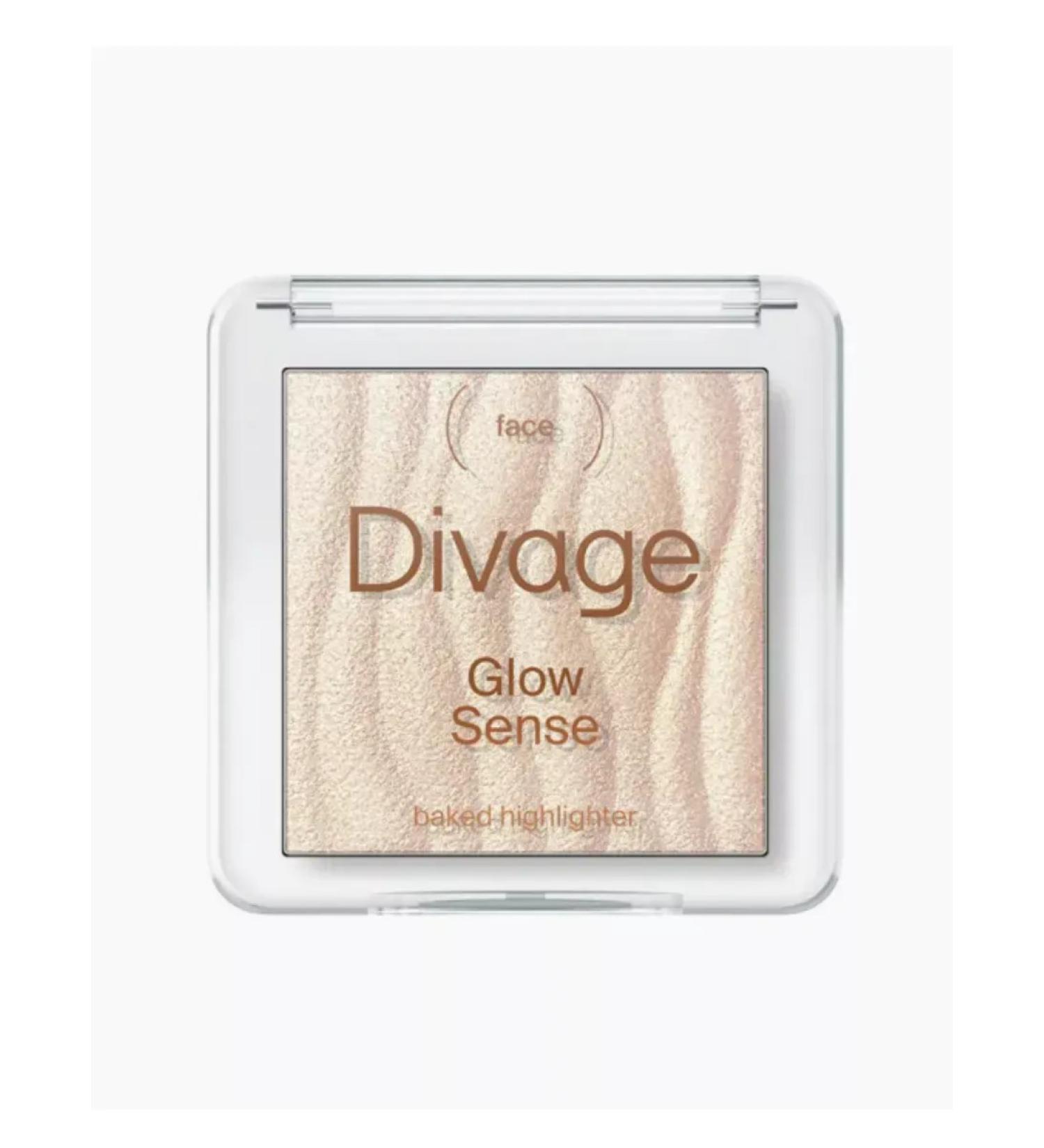 DIVAGE Highlighter for the face baked Glow Sense tone 01
