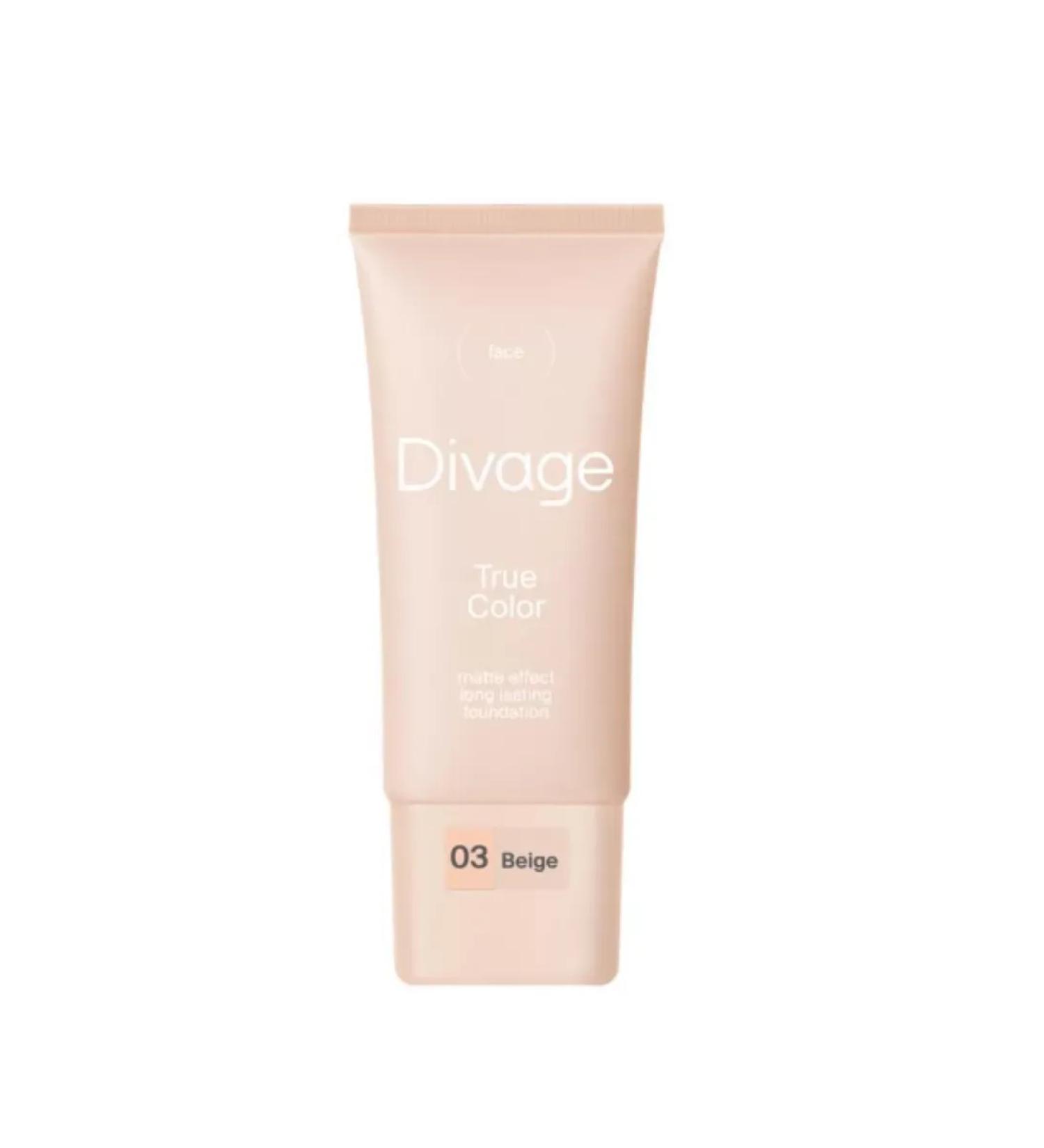 DIVAGE Tonal face cream matting True Color tone 03