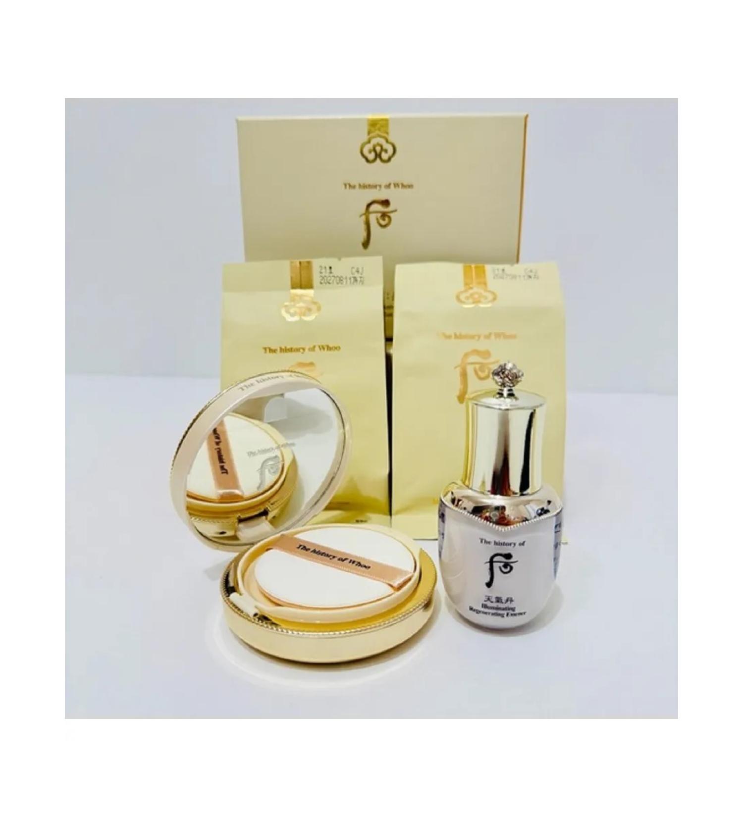 The History of Whoo Kushon (No 21ton) Luxury Golden Cushion Glow SPF 50+ - Buy Online on GoSupps.com