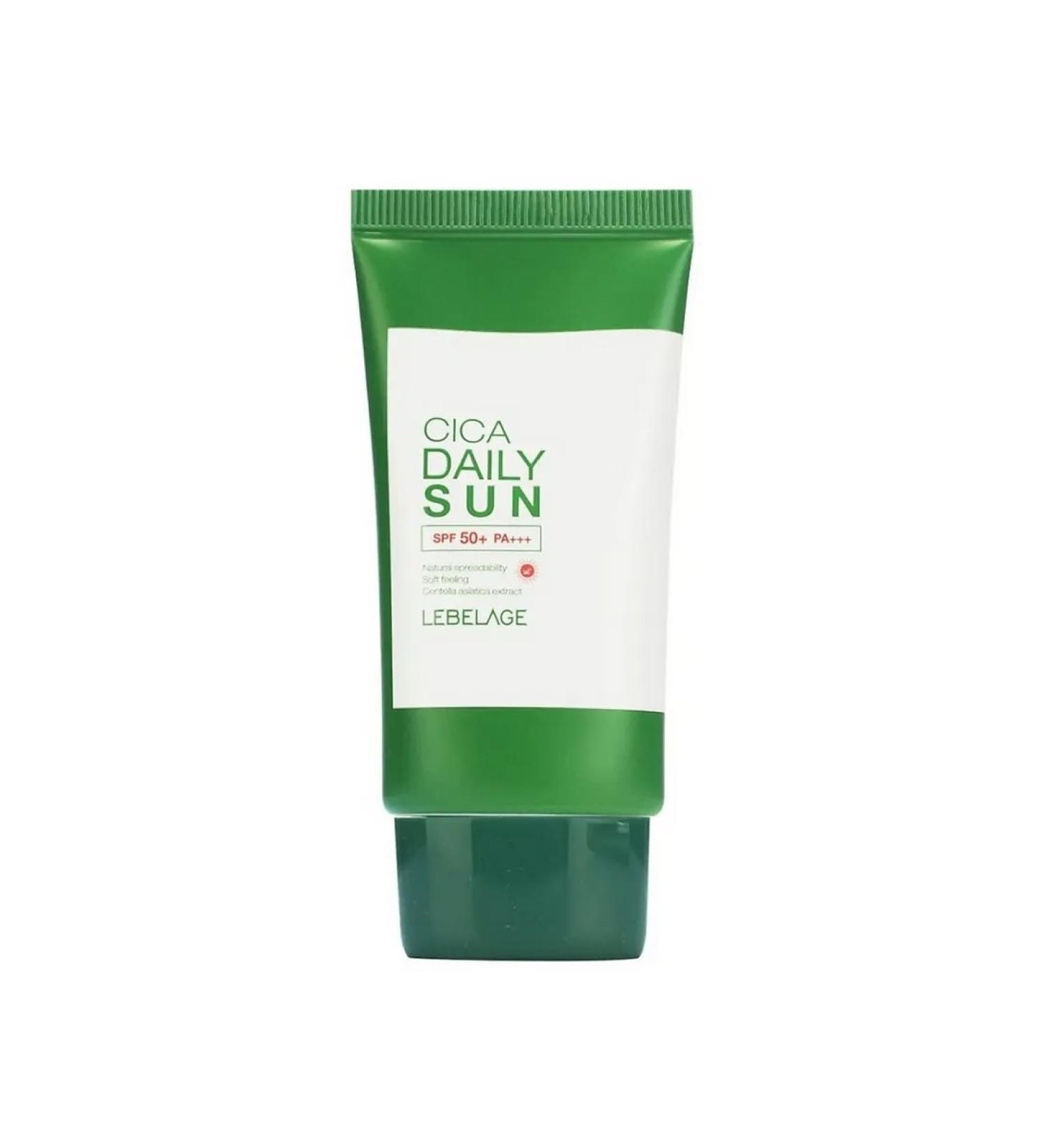 Lebelage Sunscreen for face cream with centella SPF50 PA 30 ml - Buy Online on GoSupps.com