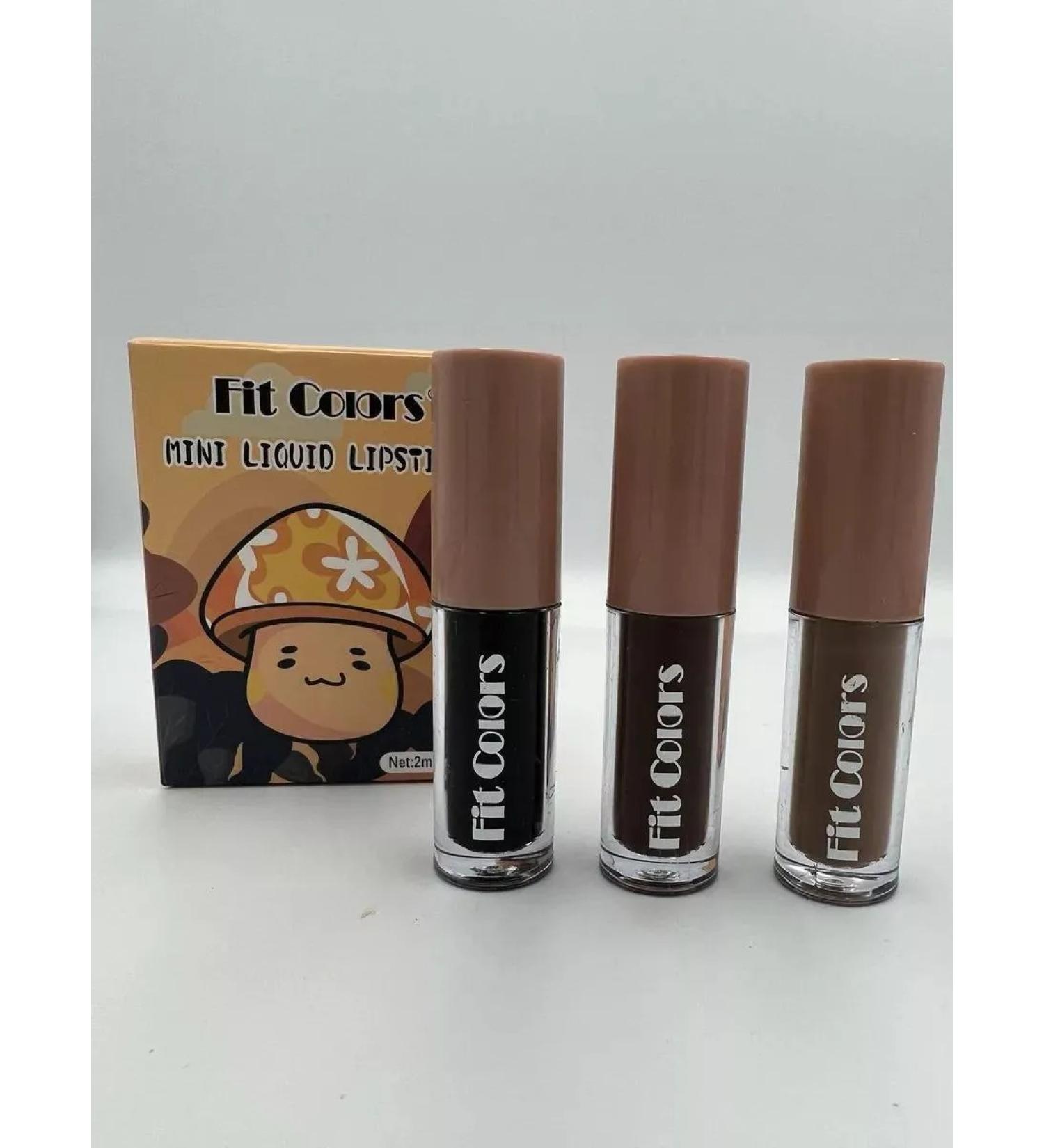 Fit Colors A set of lipstick for lip 3 in 1 brown - Buy Online on GoSupps.com